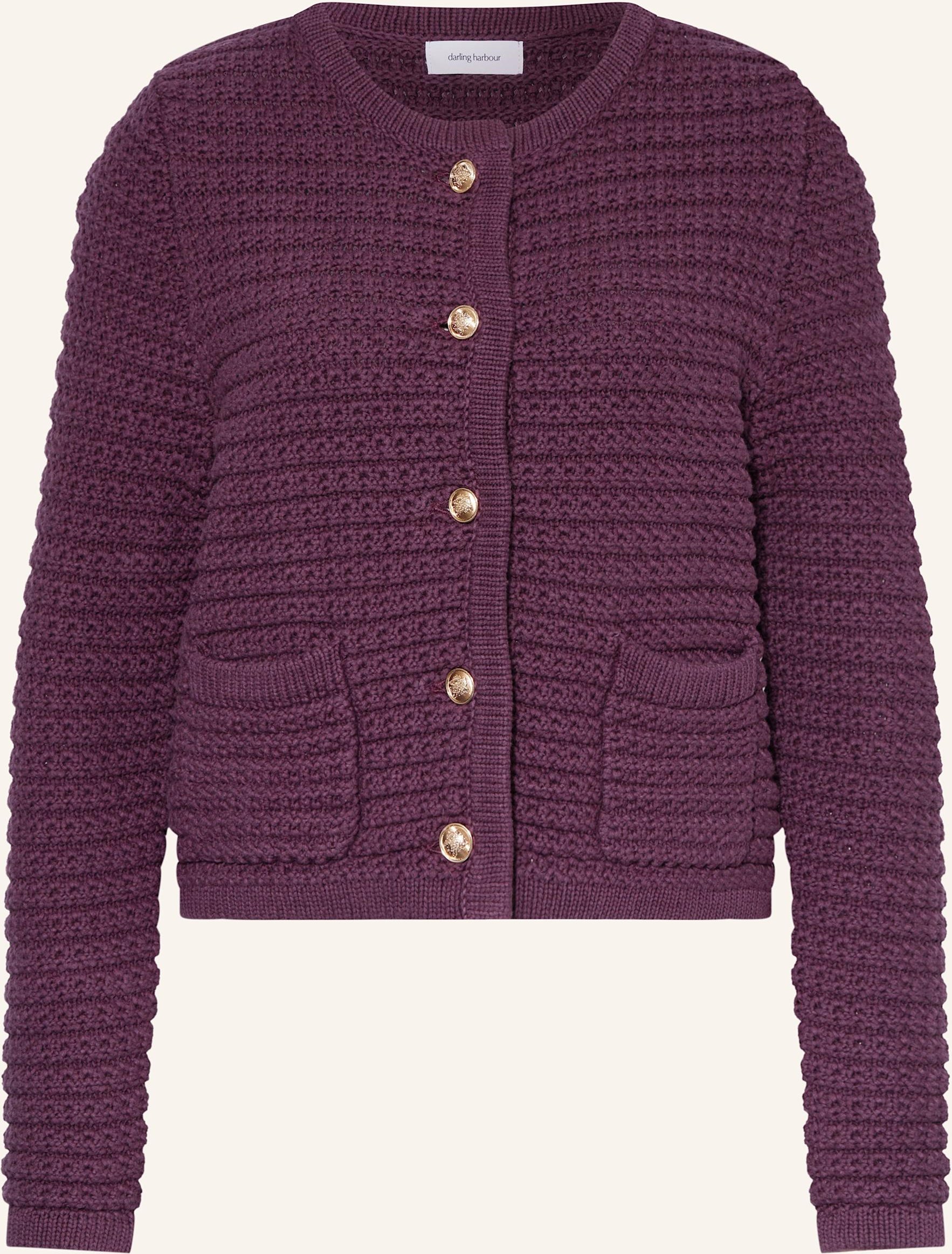 Darling Harbour Strickjacke lila