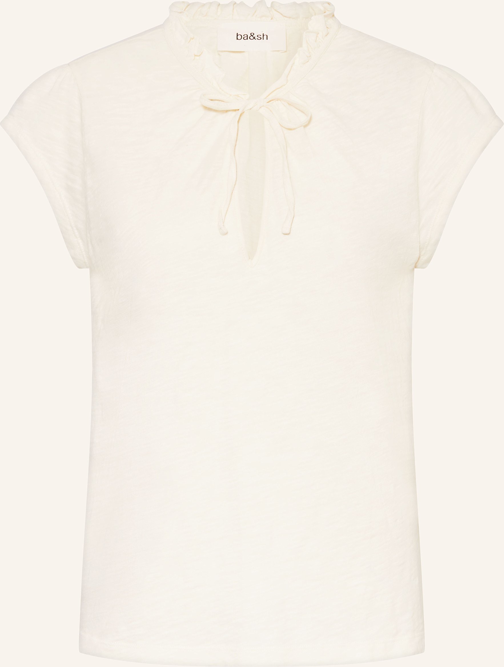Ba&Sh Blusenshirt Very Mit Rüschen weiss