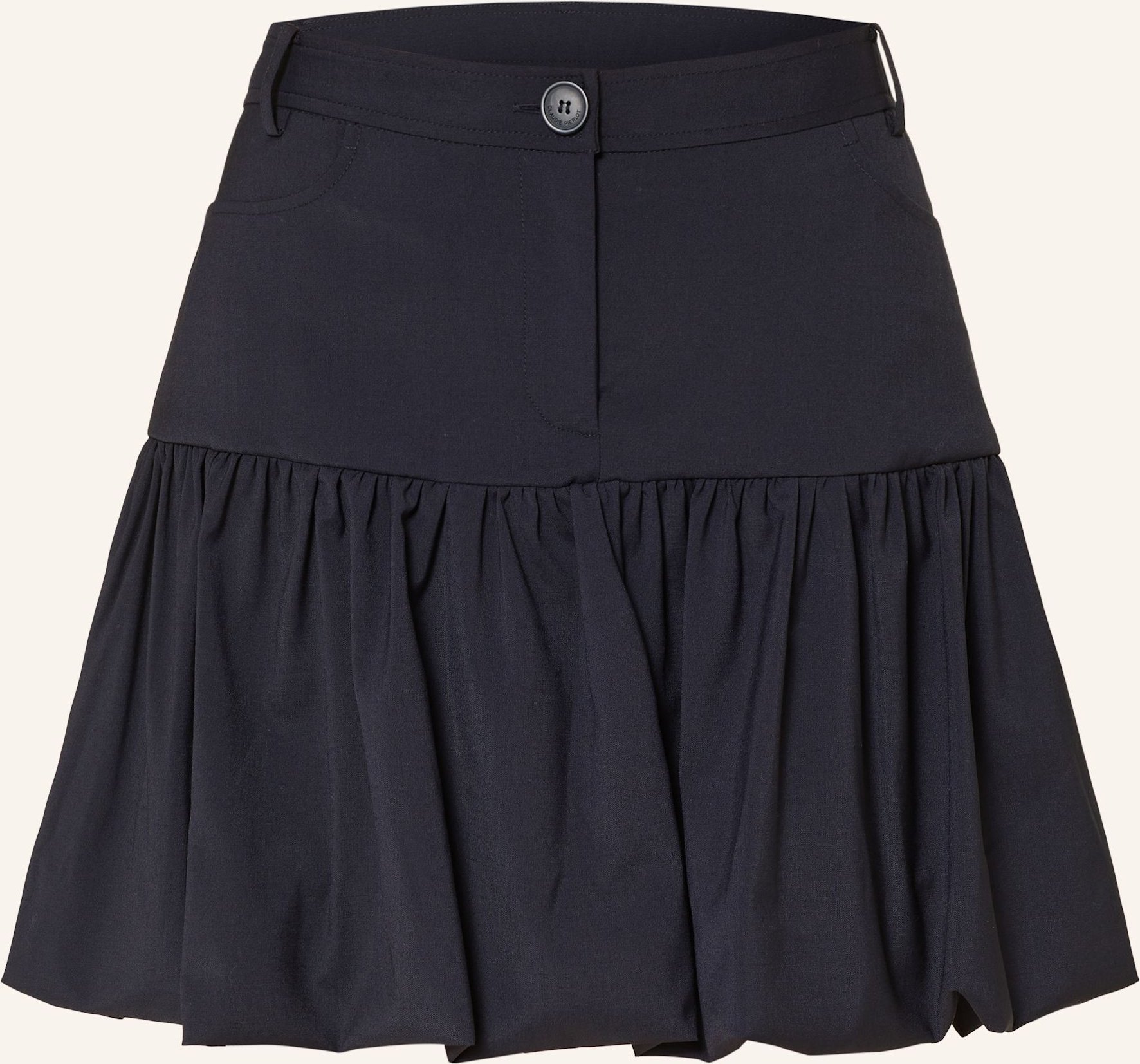 Claudie Pierlot Rock Mit Rüschen blau