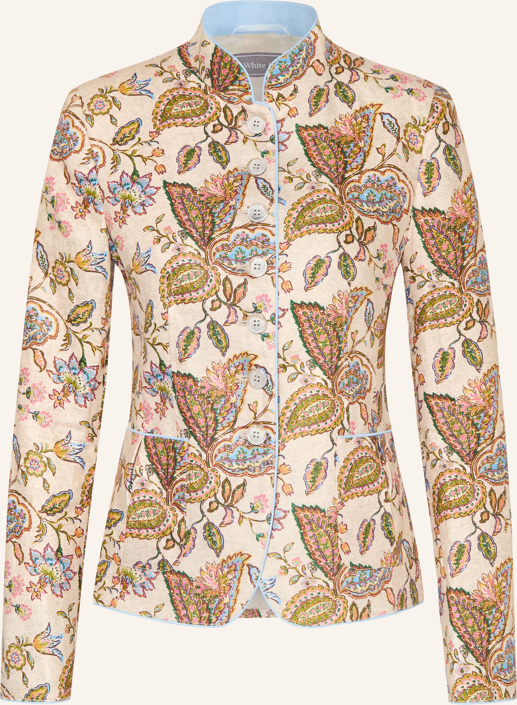 White Label Leinenblazer beige