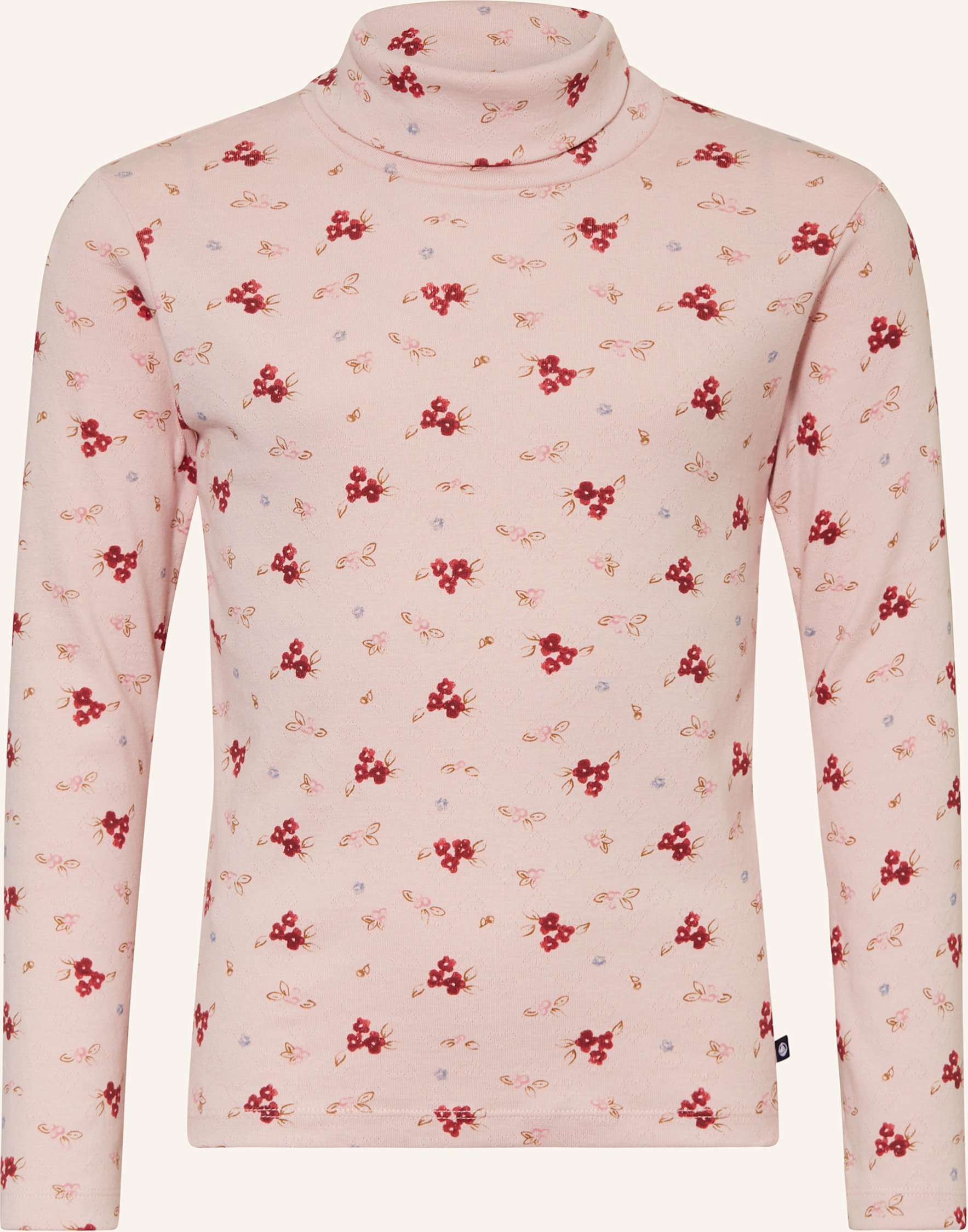 Petit Bateau Rollkragenshirt rosa