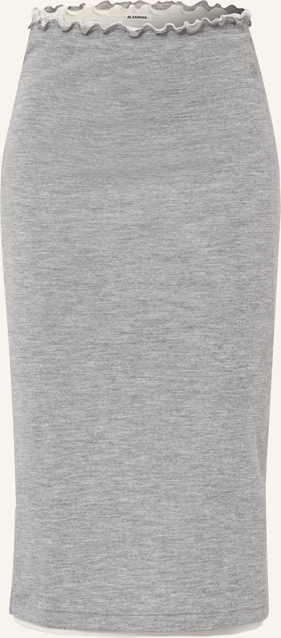 Jil Sander Strickrock grau