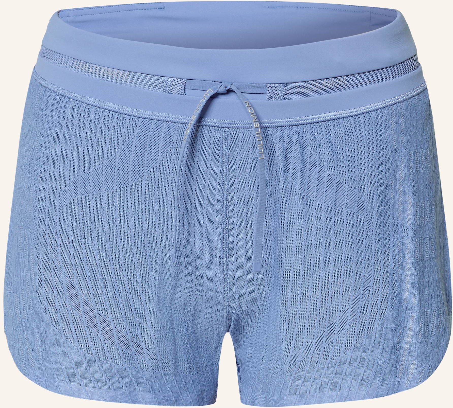 Thumbnail - Lululemon 2-In-1-Laufshorts Fast And Free Airflow Mr 3in blau