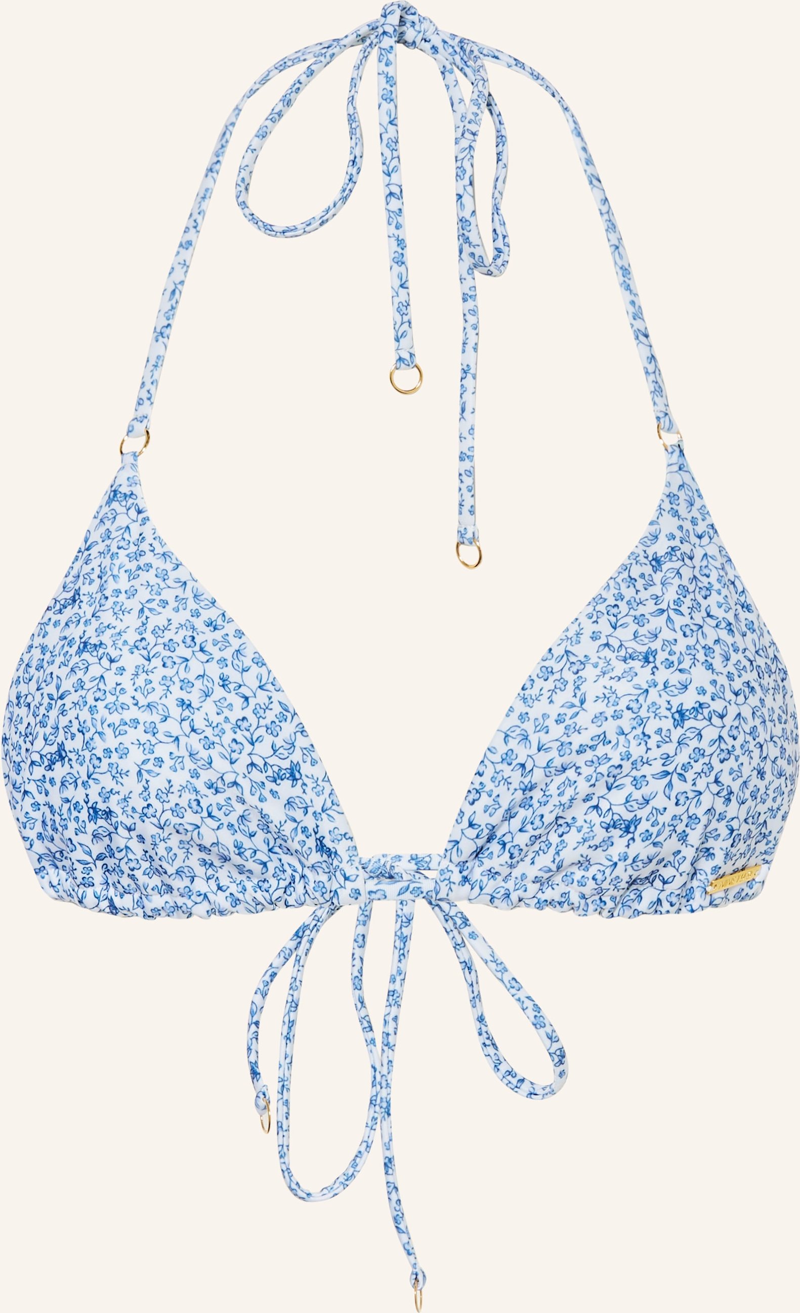 Ninety-9 Triangel-Bikini-Top Positano blau