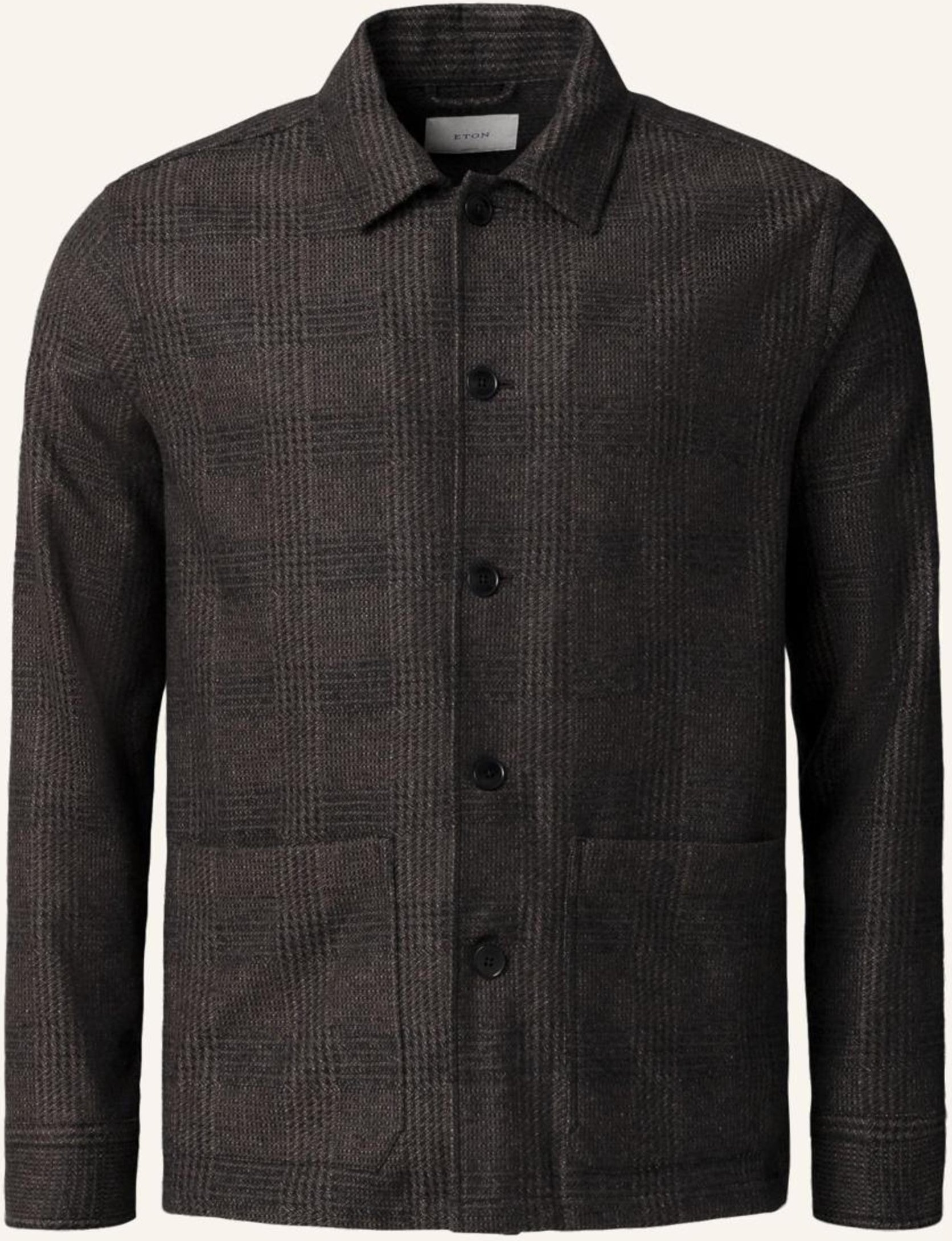 Eton Woll-Kaschmir-Jacke grau