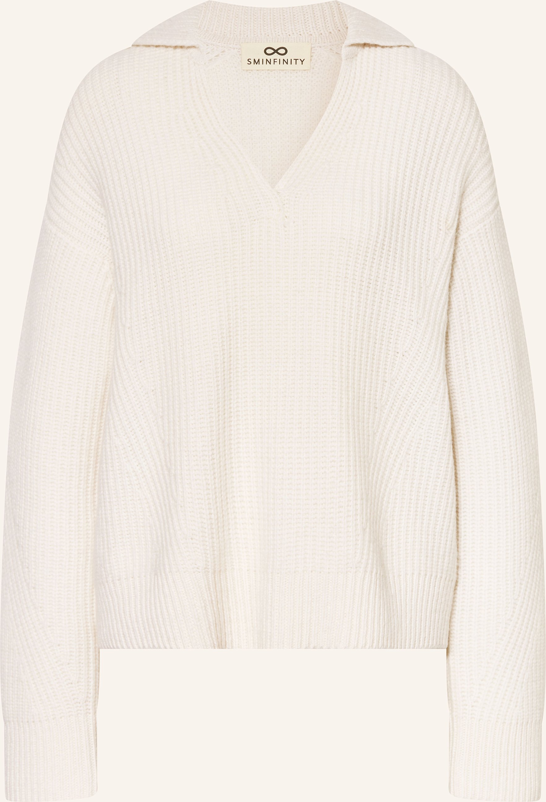 Sminfinity Cashmere-Pullover weiss