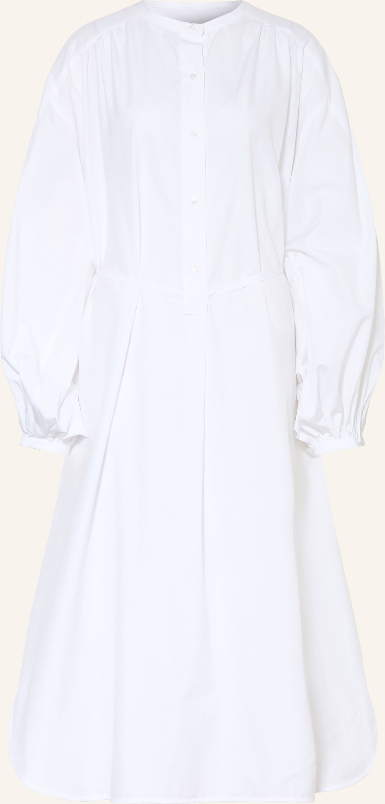 Loulou De Saison Hemdblusenkleid Vitti weiss