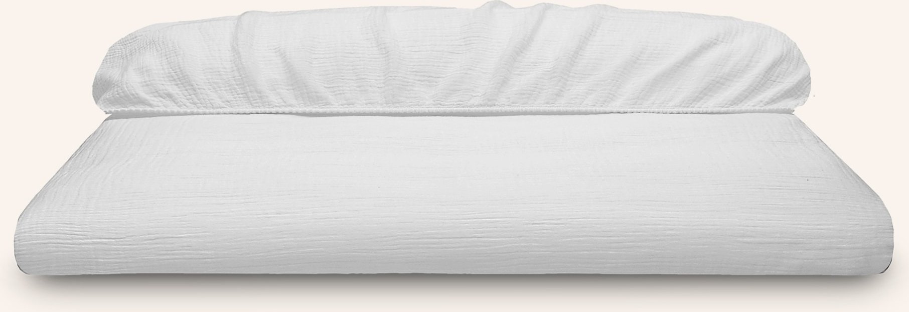 Royfort Spannbettlaken Musselin weiss