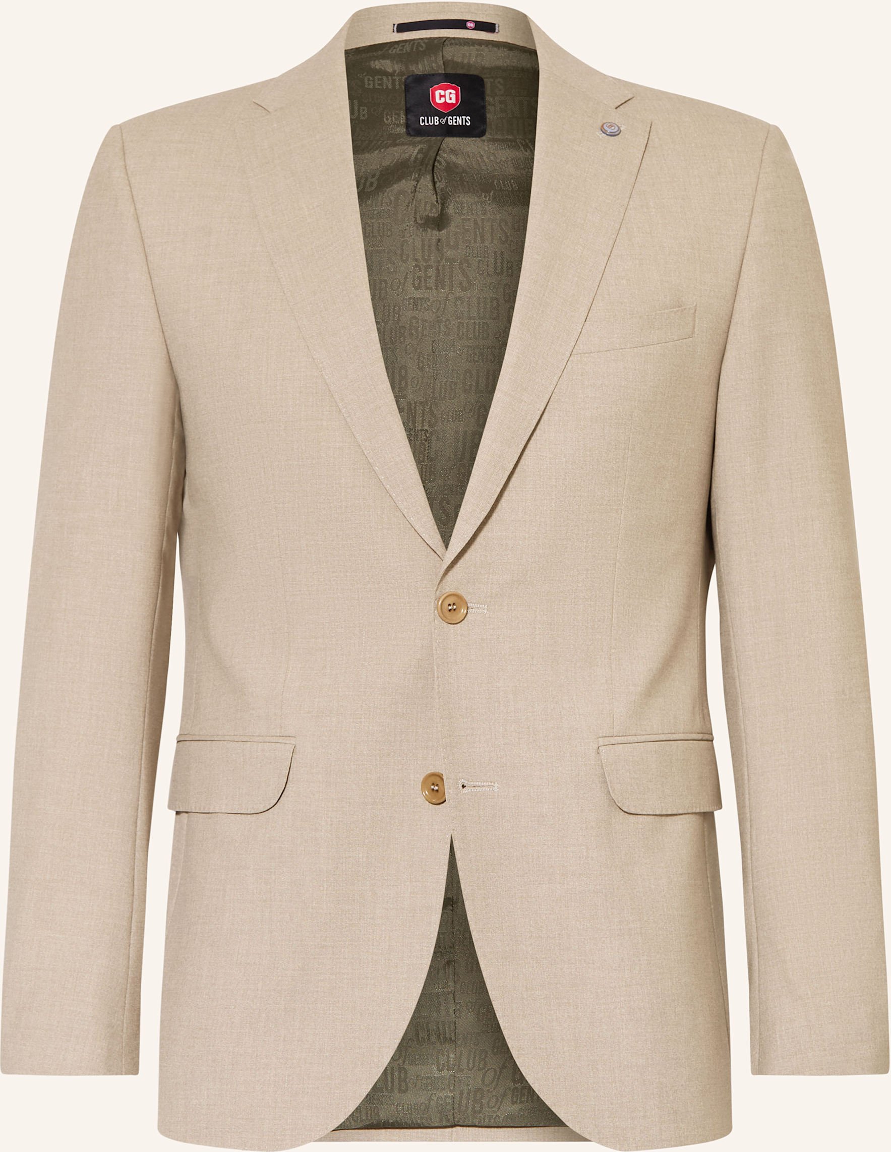 Thumbnail - Cg - Club Of Gents Anzugsakko Cg Colvin Sv Slim Fit beige