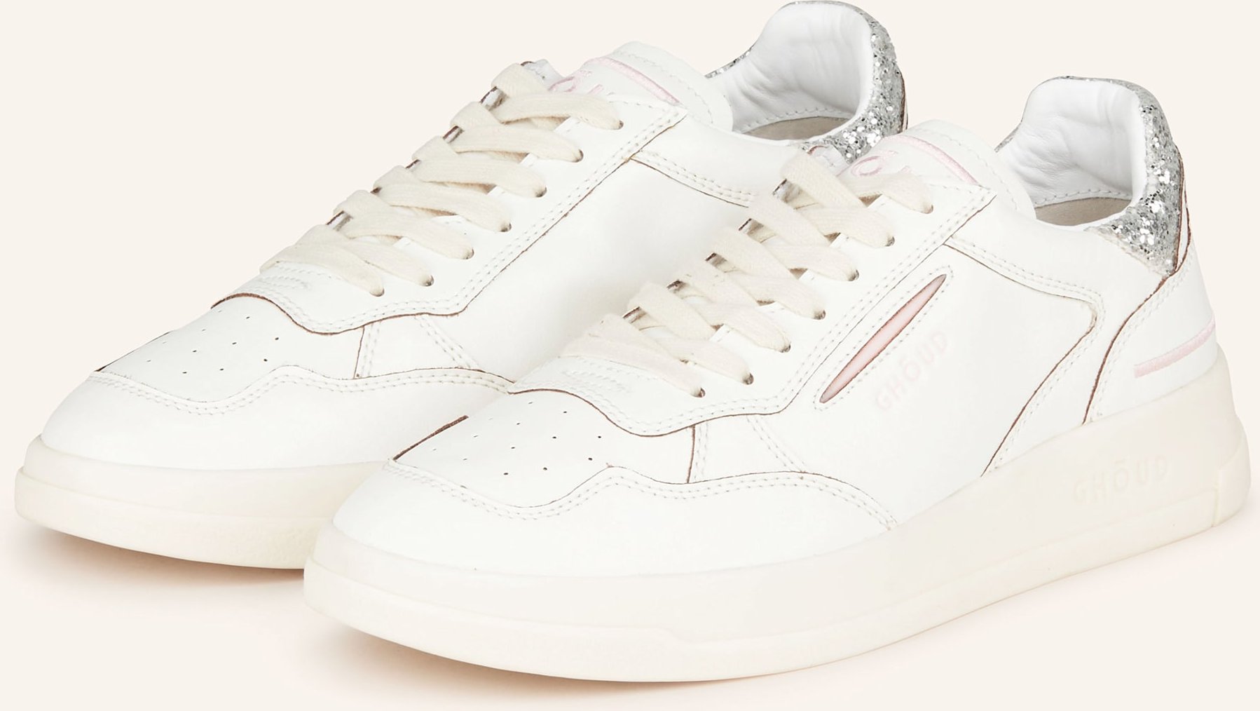 Ghoud Sneaker Tweener Mit Pailletten weiss