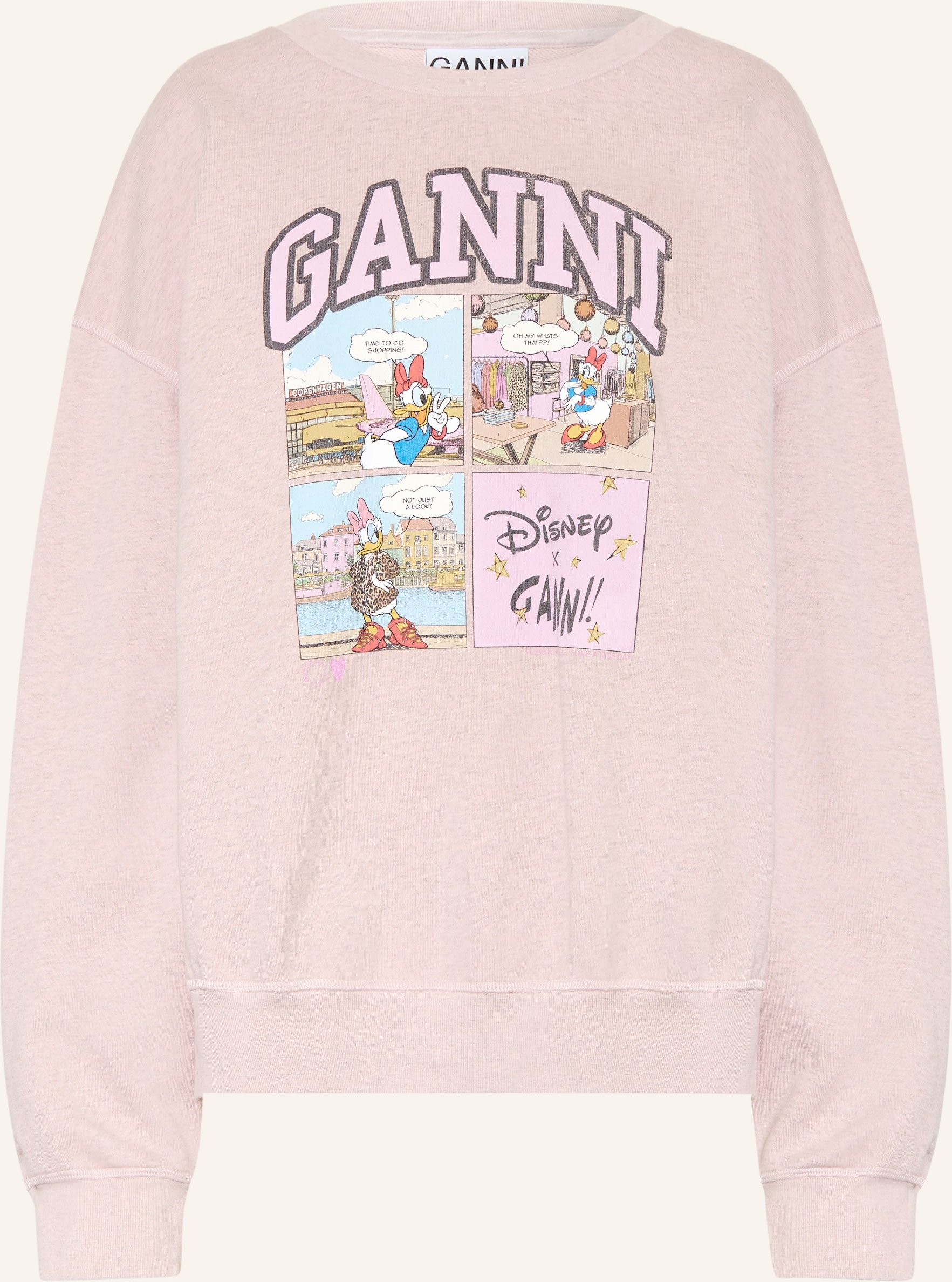 Ganni Sweatshirt rosa