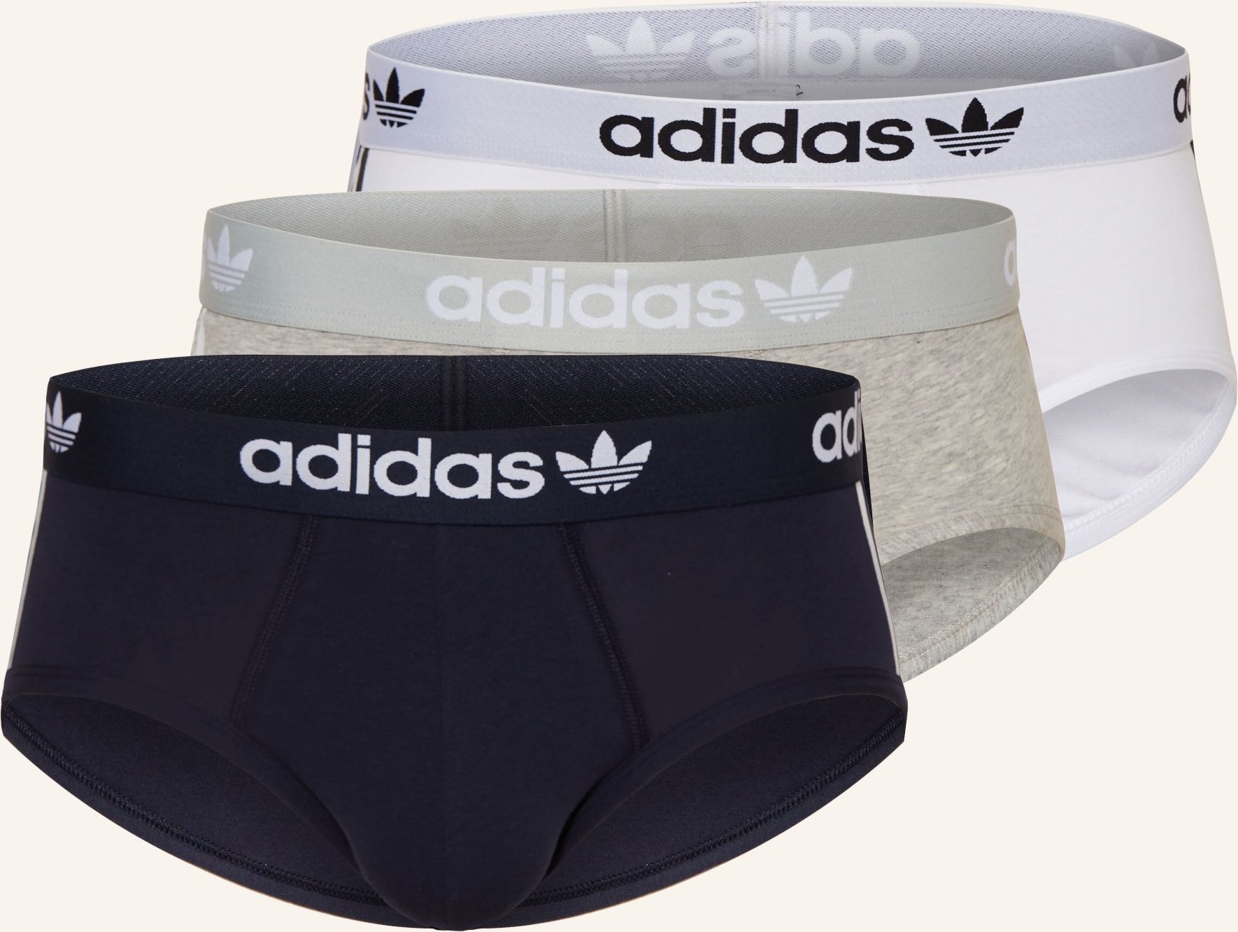 Adidas Originals 3er-Pack Slips grau