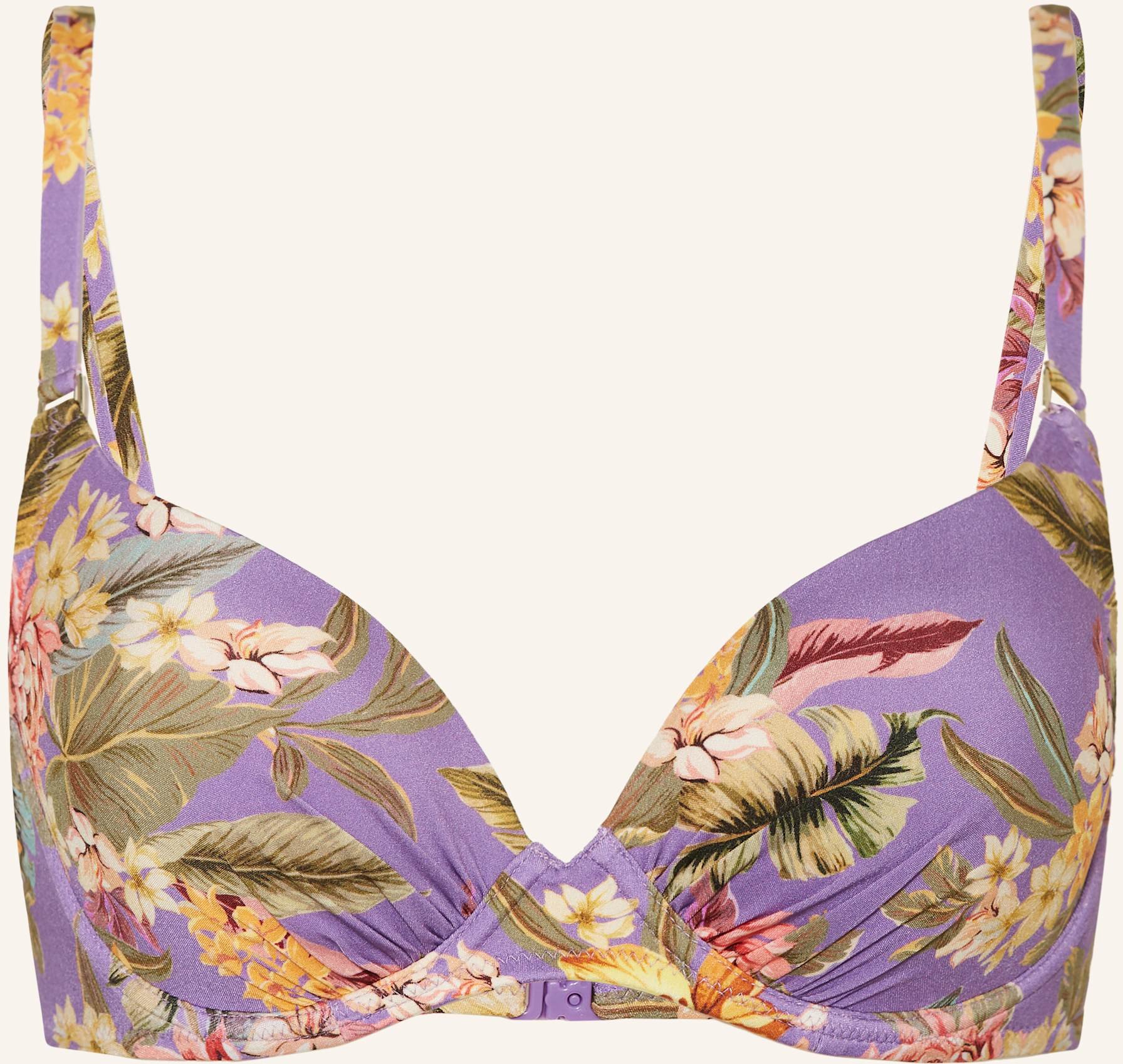 Watercult Bügel-Bikini-Top Dreamscape Tropics lila