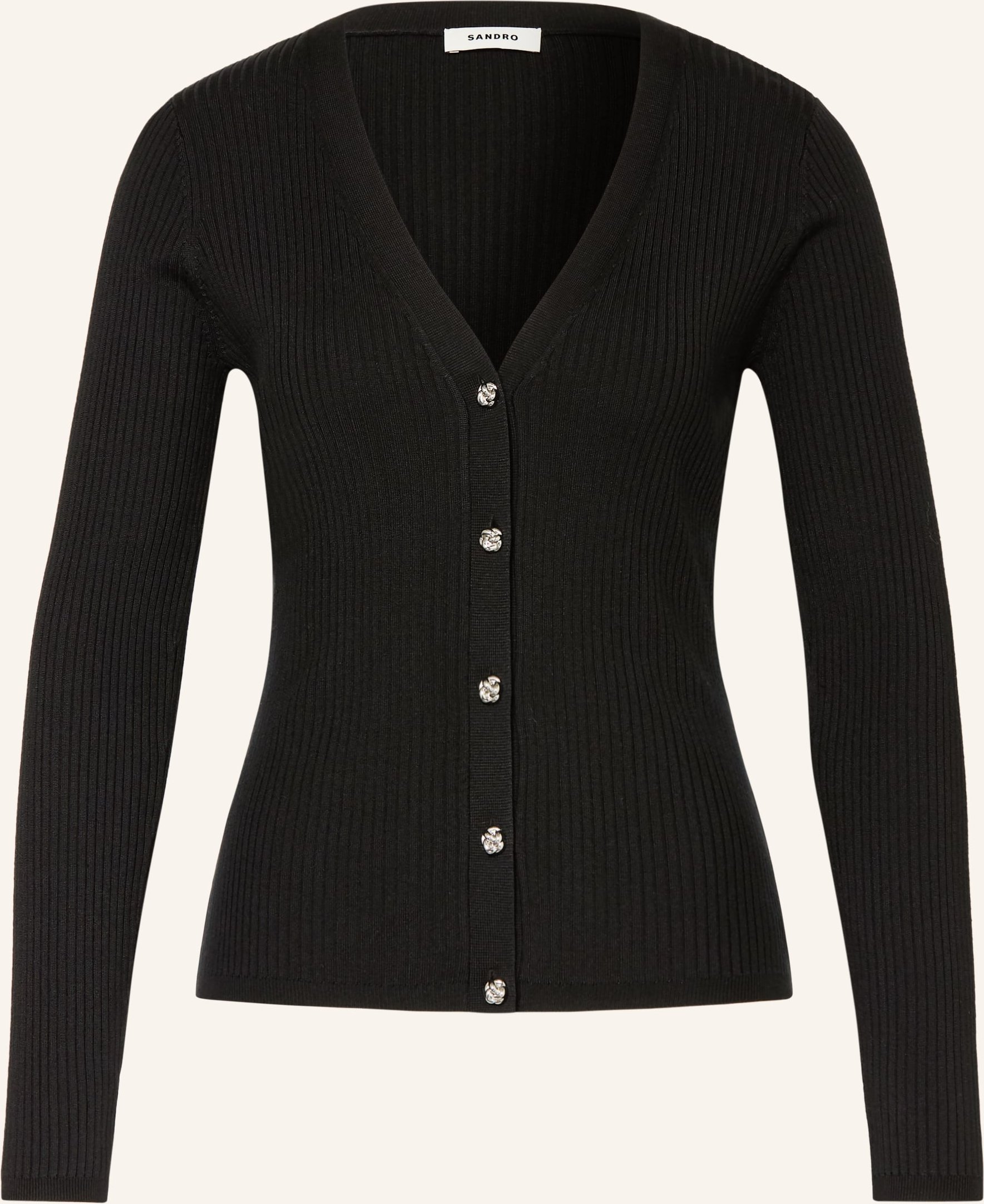 Sandro Strickjacke schwarz