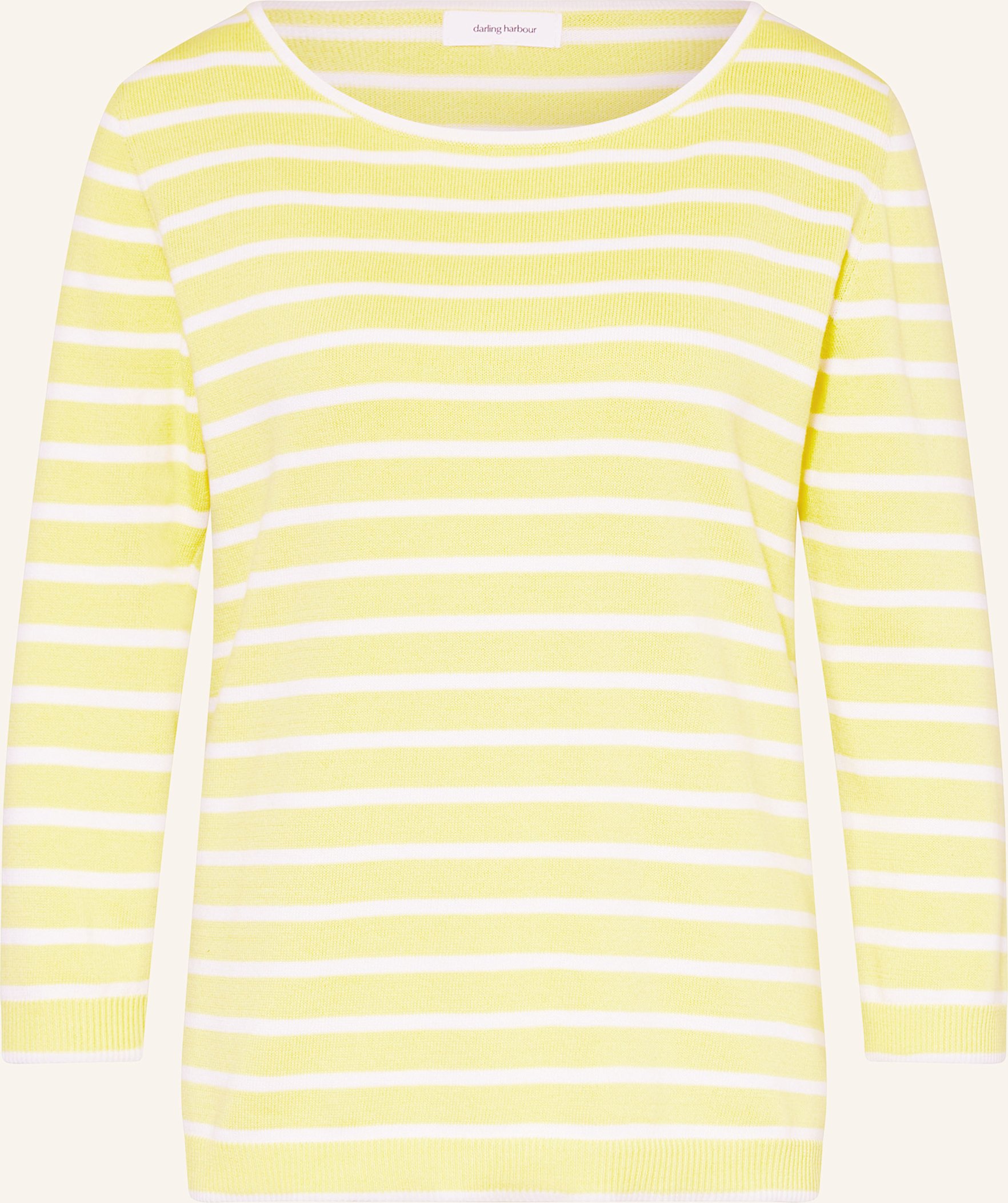Thumbnail - Darling Harbour Pullover Mit 3/4-Arm gelb