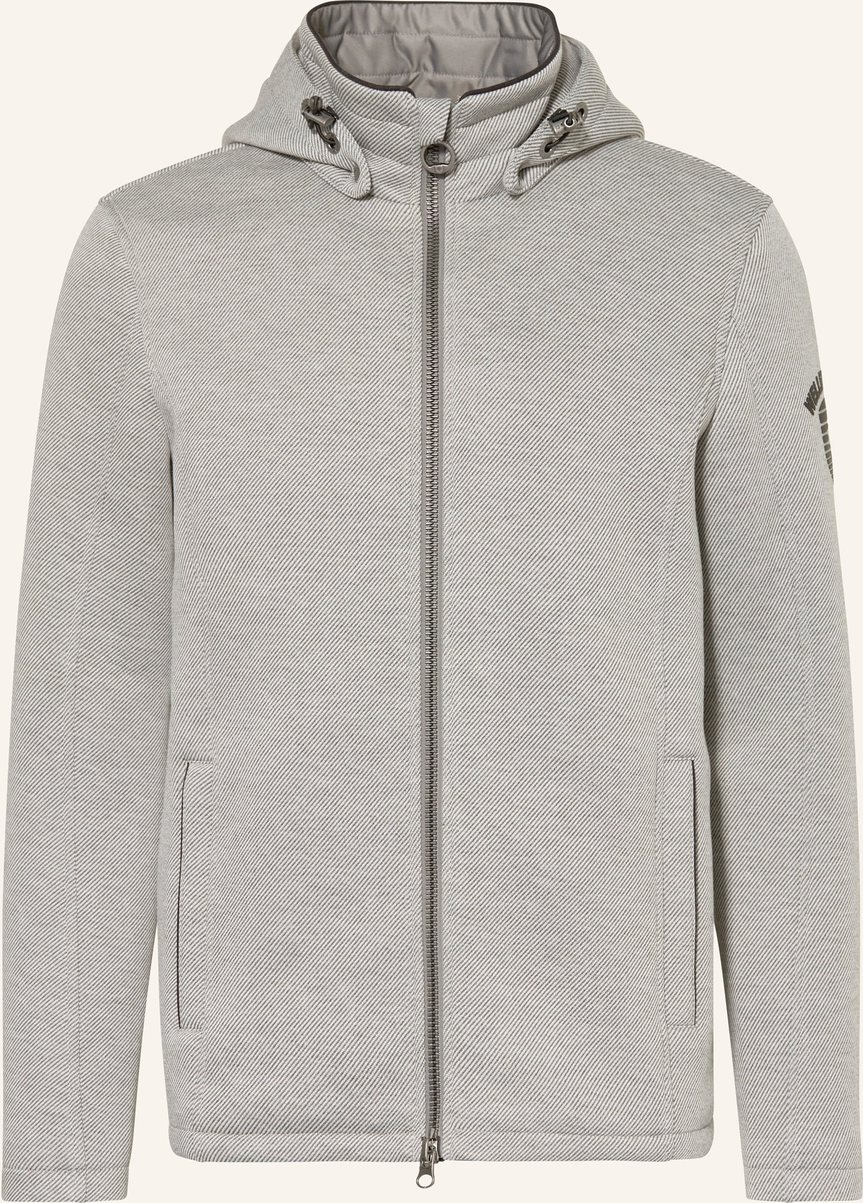 Wellensteyn Sweatjacke Sarasota Mit Abnehmbarer Kapuze grau