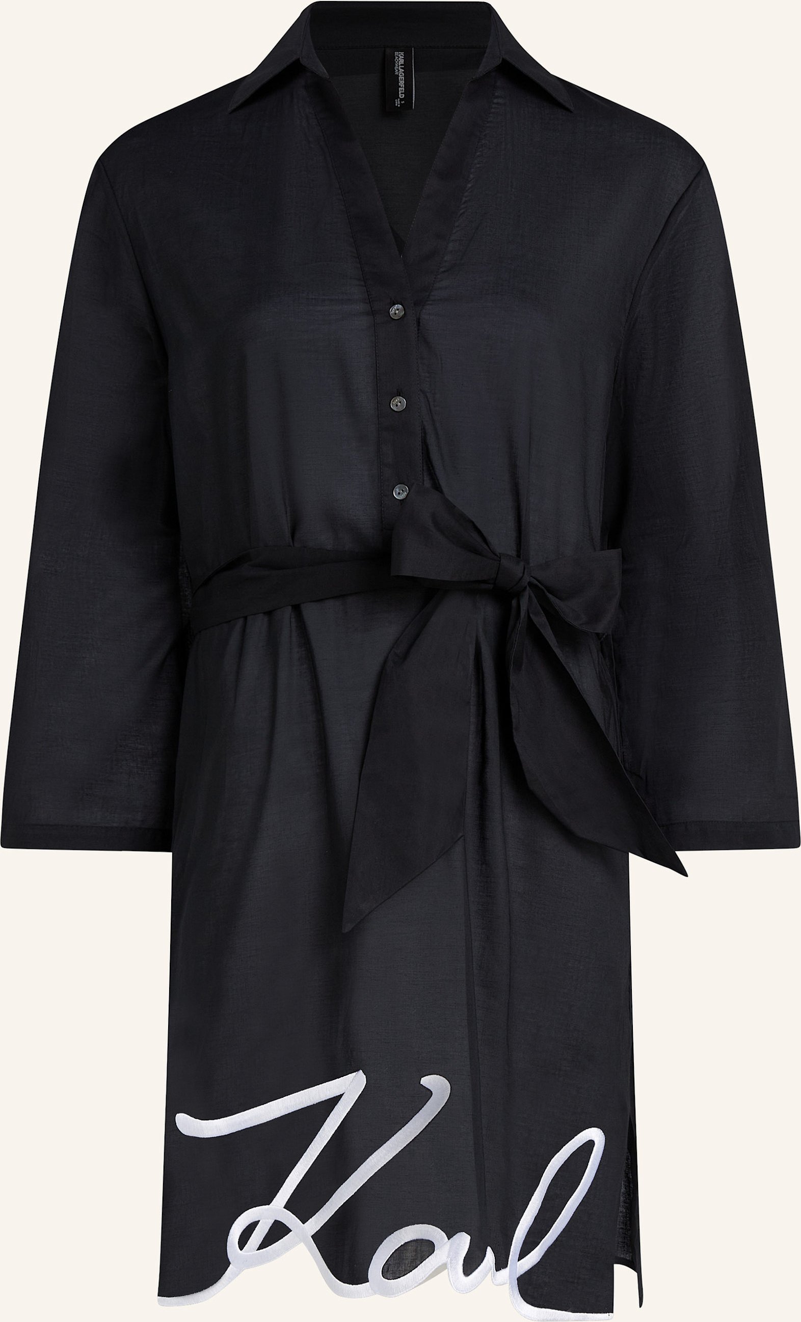 Karl Lagerfeld Strandkleid schwarz