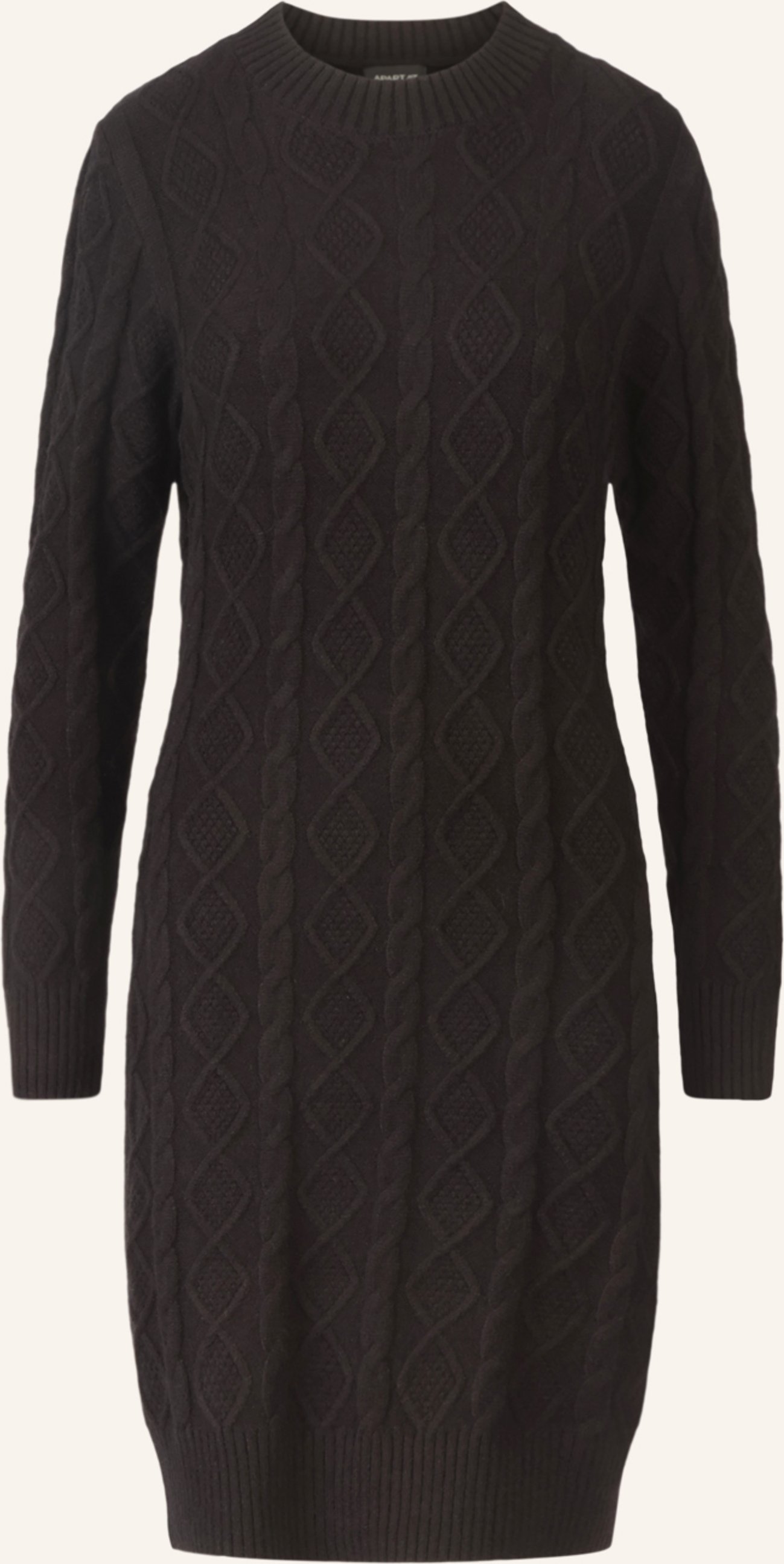 Apart Strickkleid schwarz