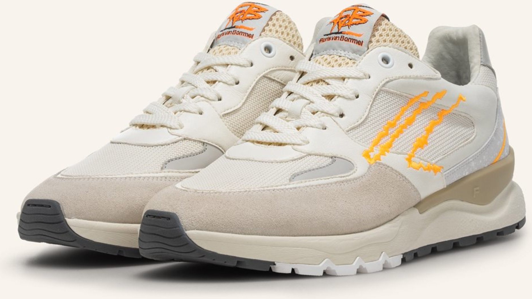 Floris Van Bommel Sneaker De Treener 06 weiss