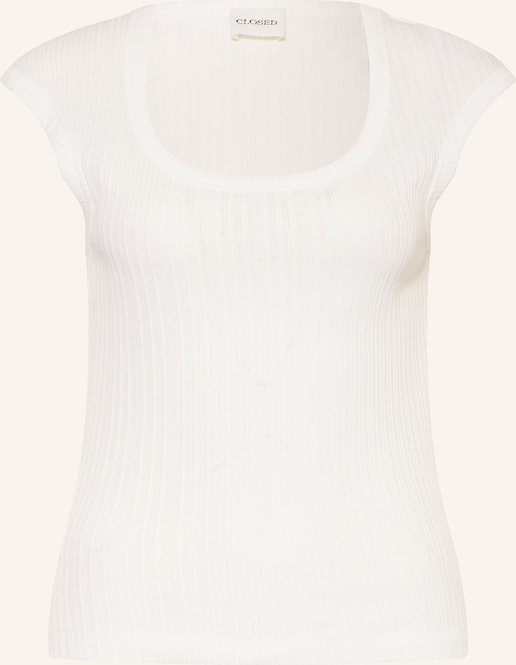 Closed Strickshirt weiss