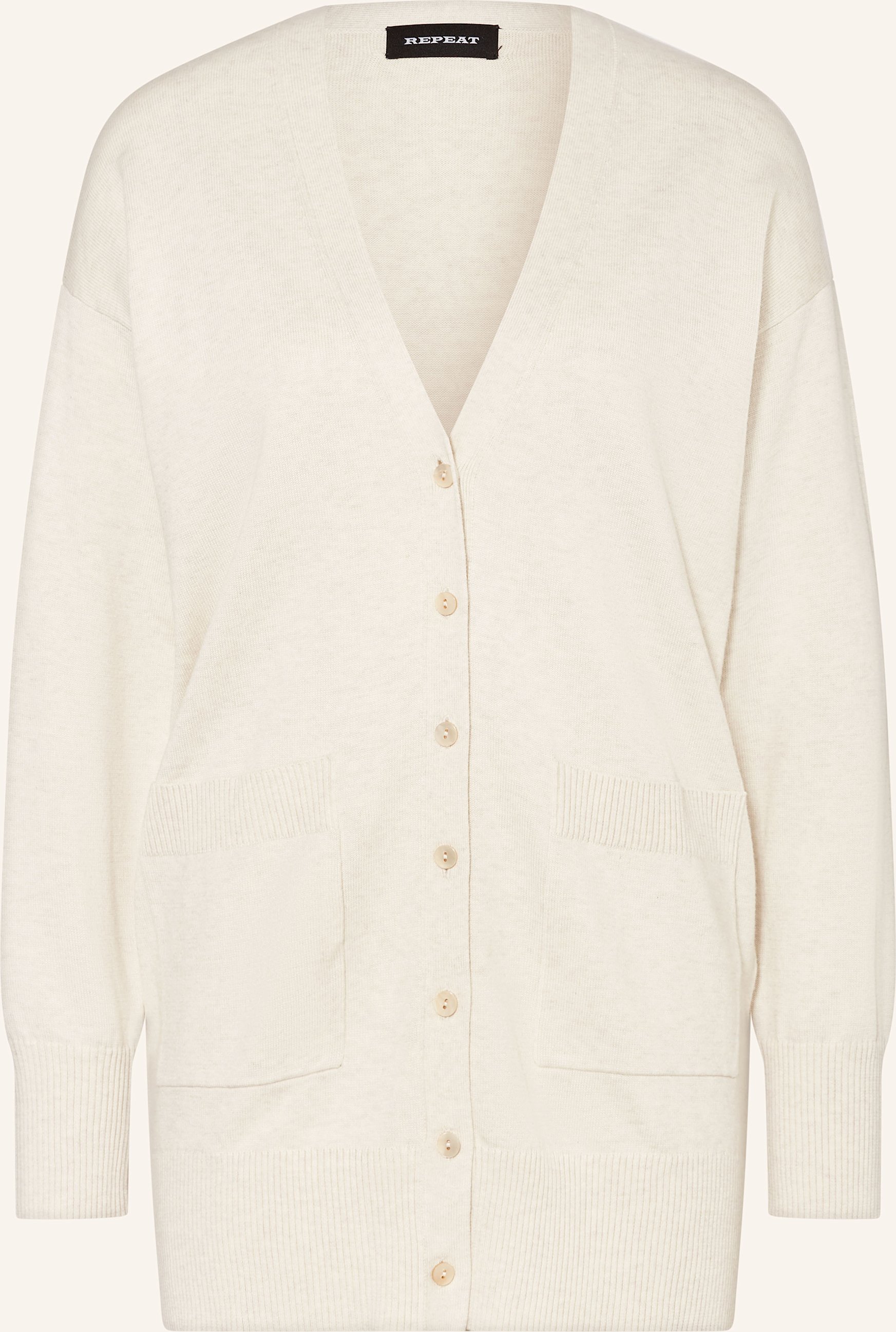 Thumbnail - Repeat Strickjacke beige