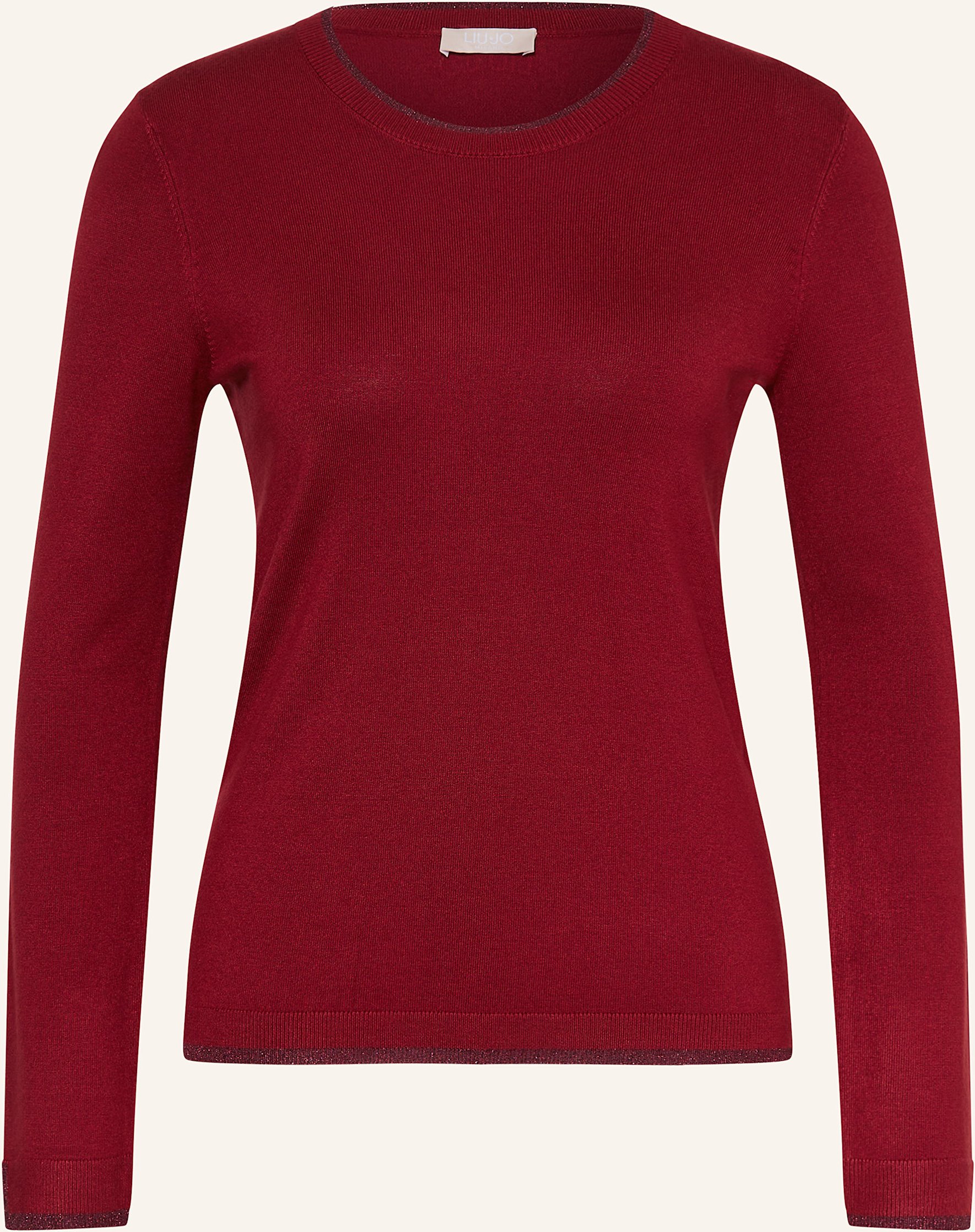 Liu Jo Pullover Mit Glitzergarn rot