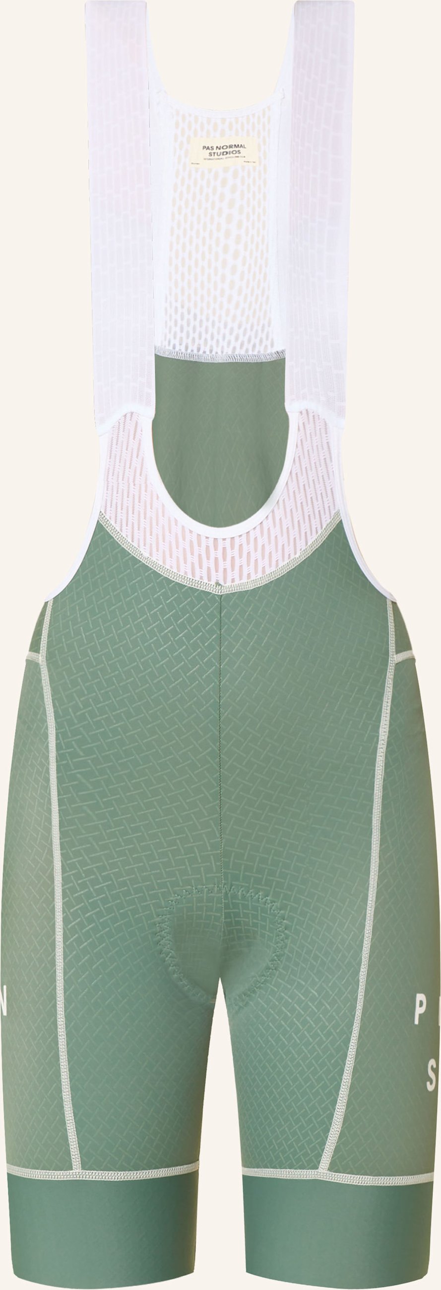 Thumbnail - Pas Normal Studios Radhose Mechanism Bibs Mit Trägern Und Gepolstertem Einsatz gruen