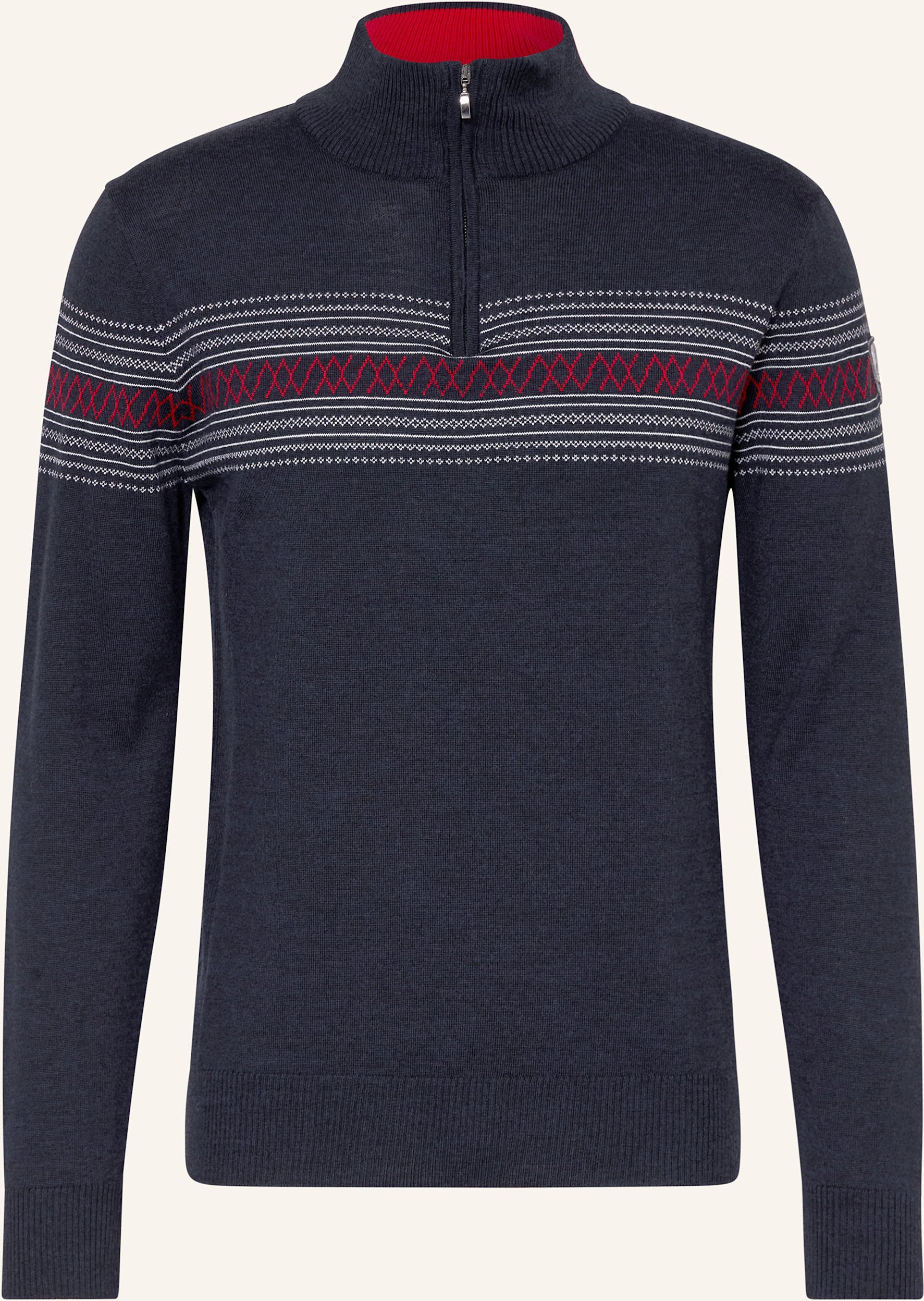 Thumbnail - We Norwegians Troyer Signature Aus Merinowolle blau