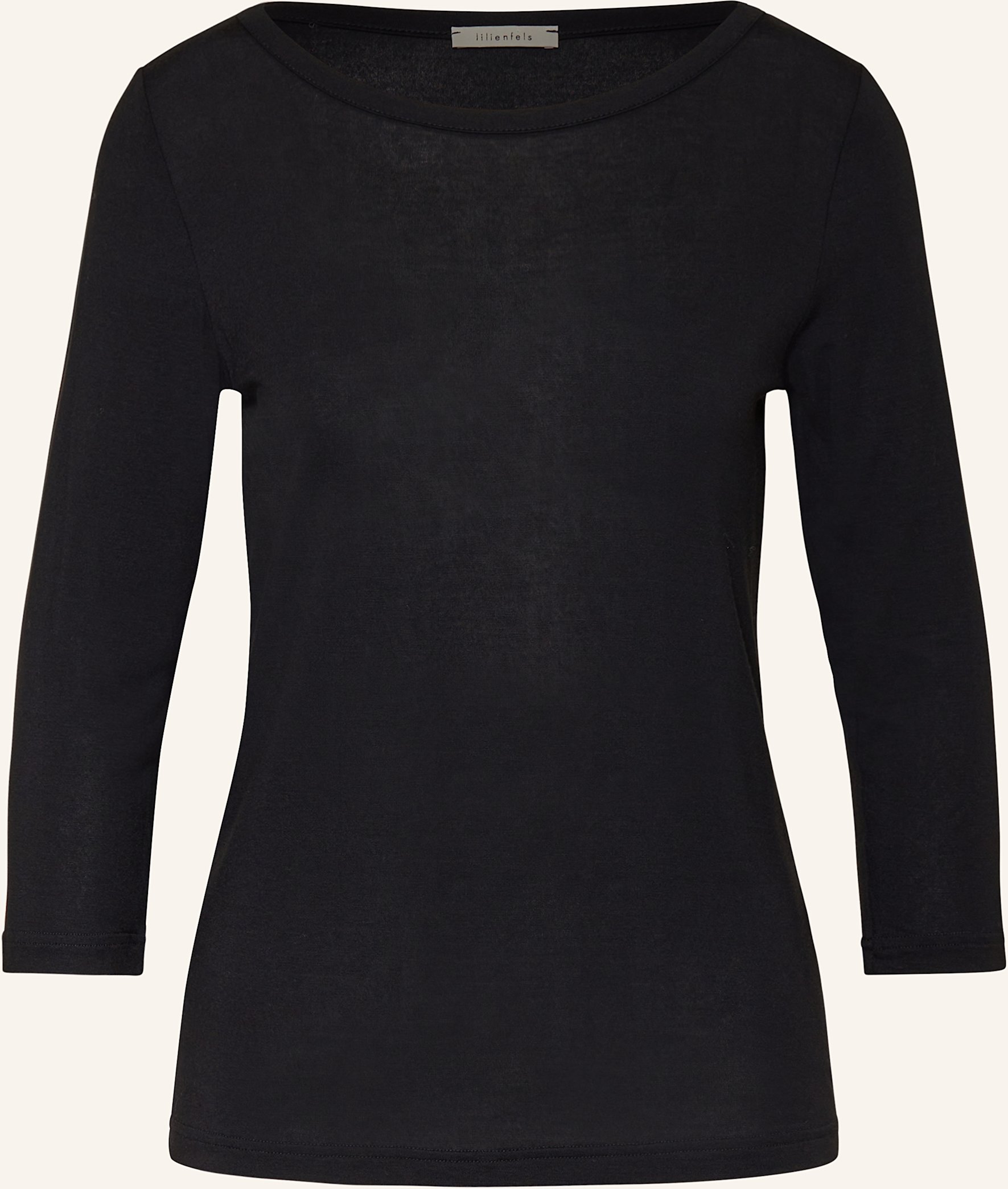 Lilienfels Shirt Mit 3/4-Arm schwarz