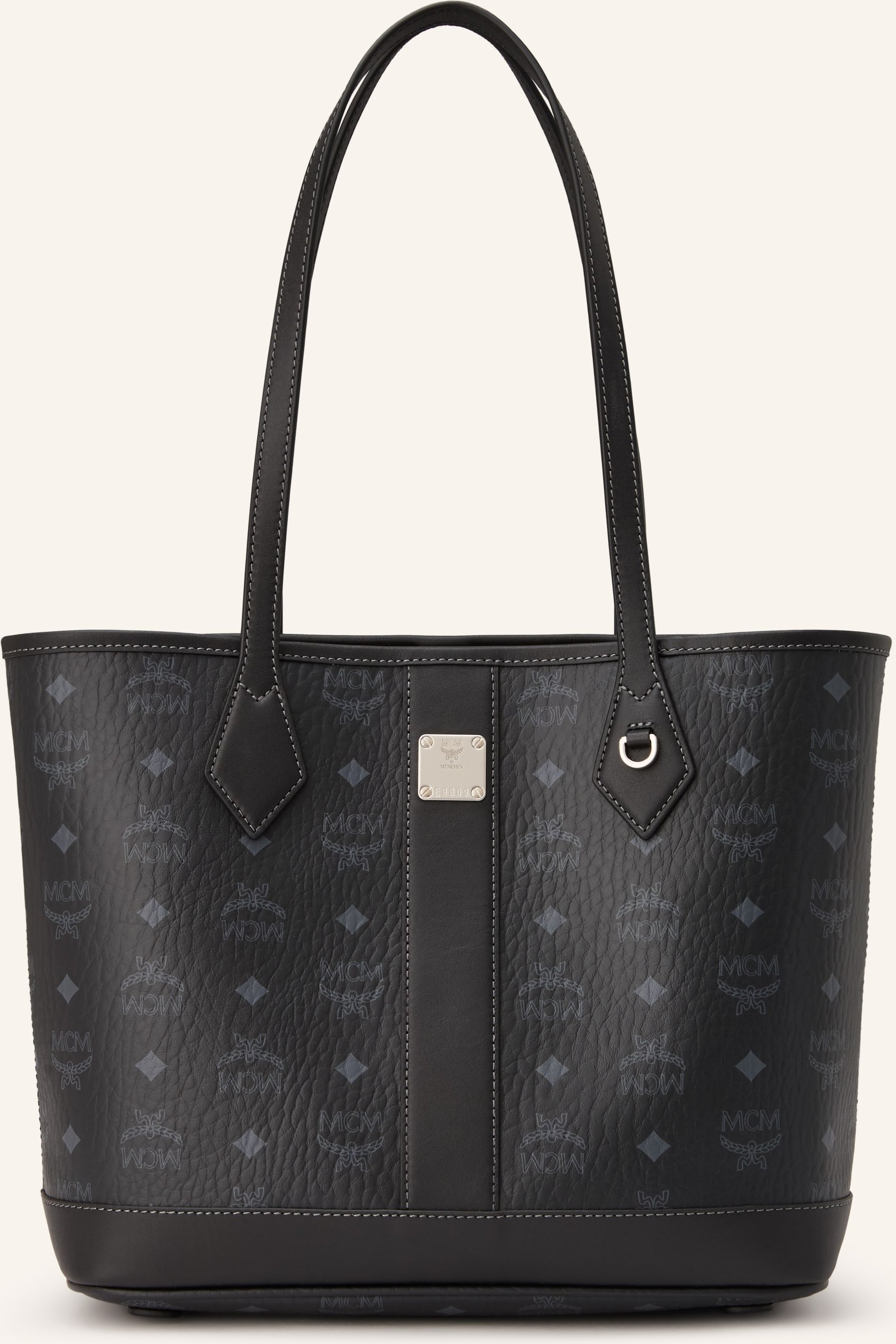 Mcm Shopper Liz Mit Pouch schwarz