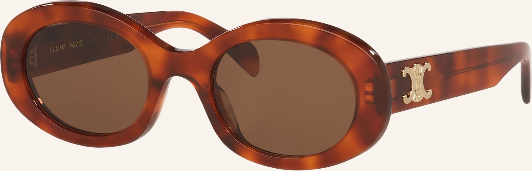 Celine Sonnenbrille cl000430 Triomphe braun
