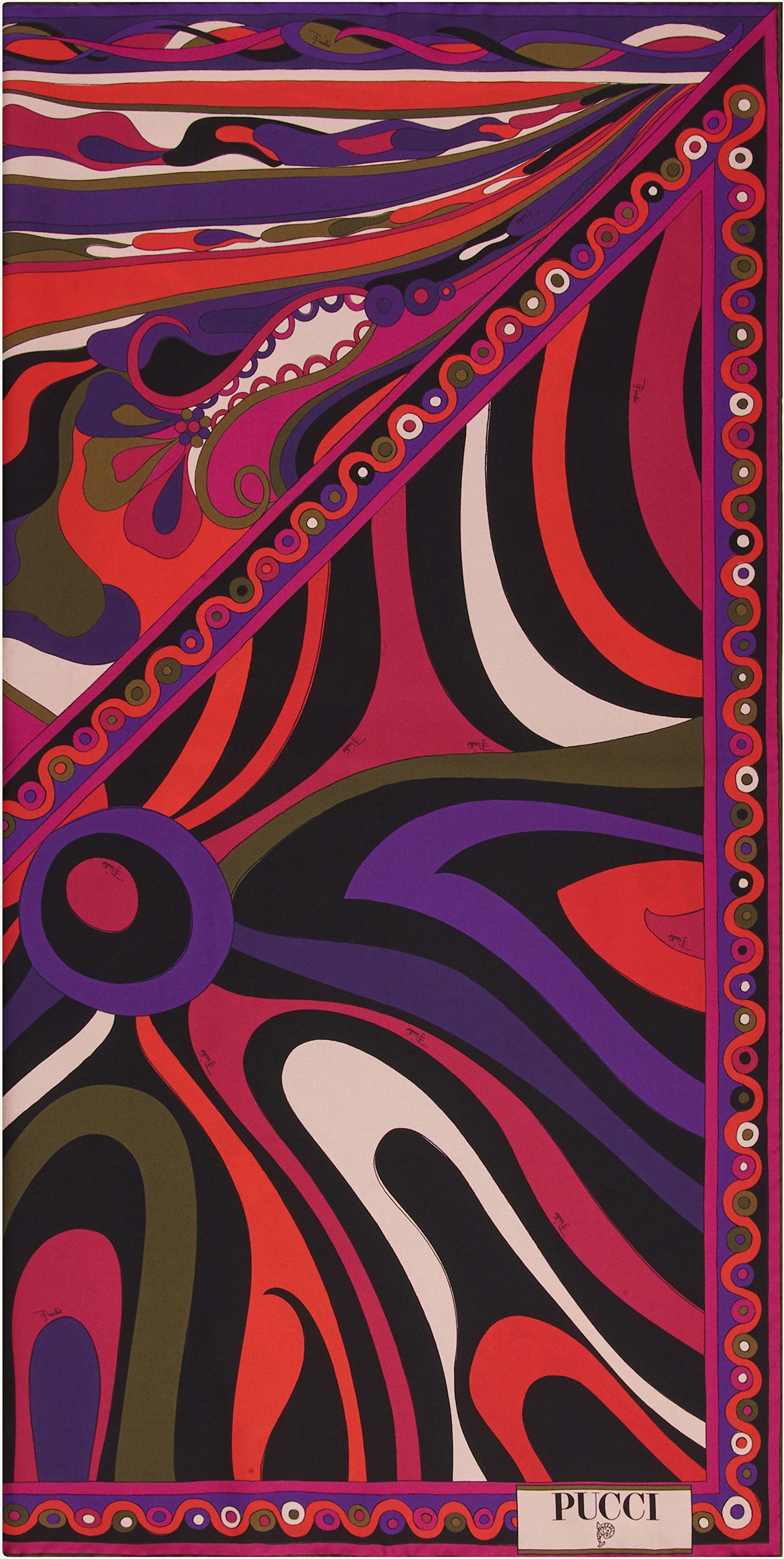 Pucci Seidentuch pink