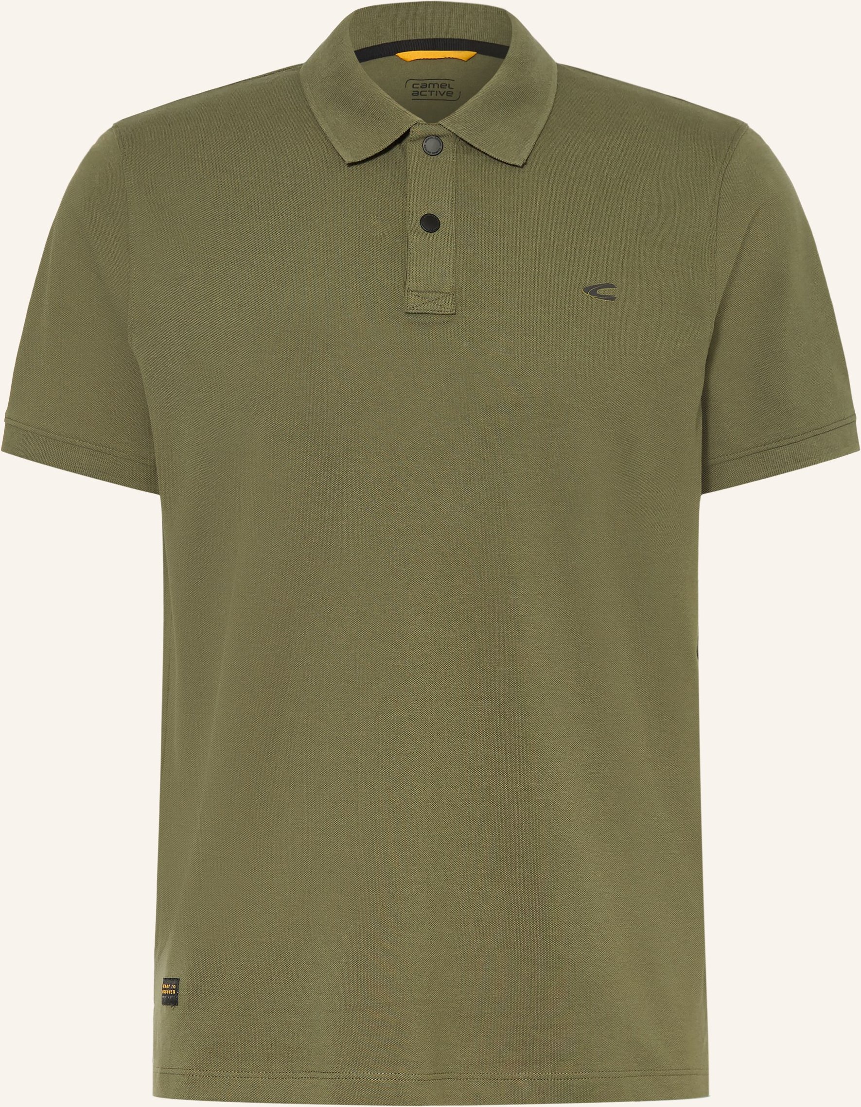 Camel Active Piqué-Poloshirt gruen
