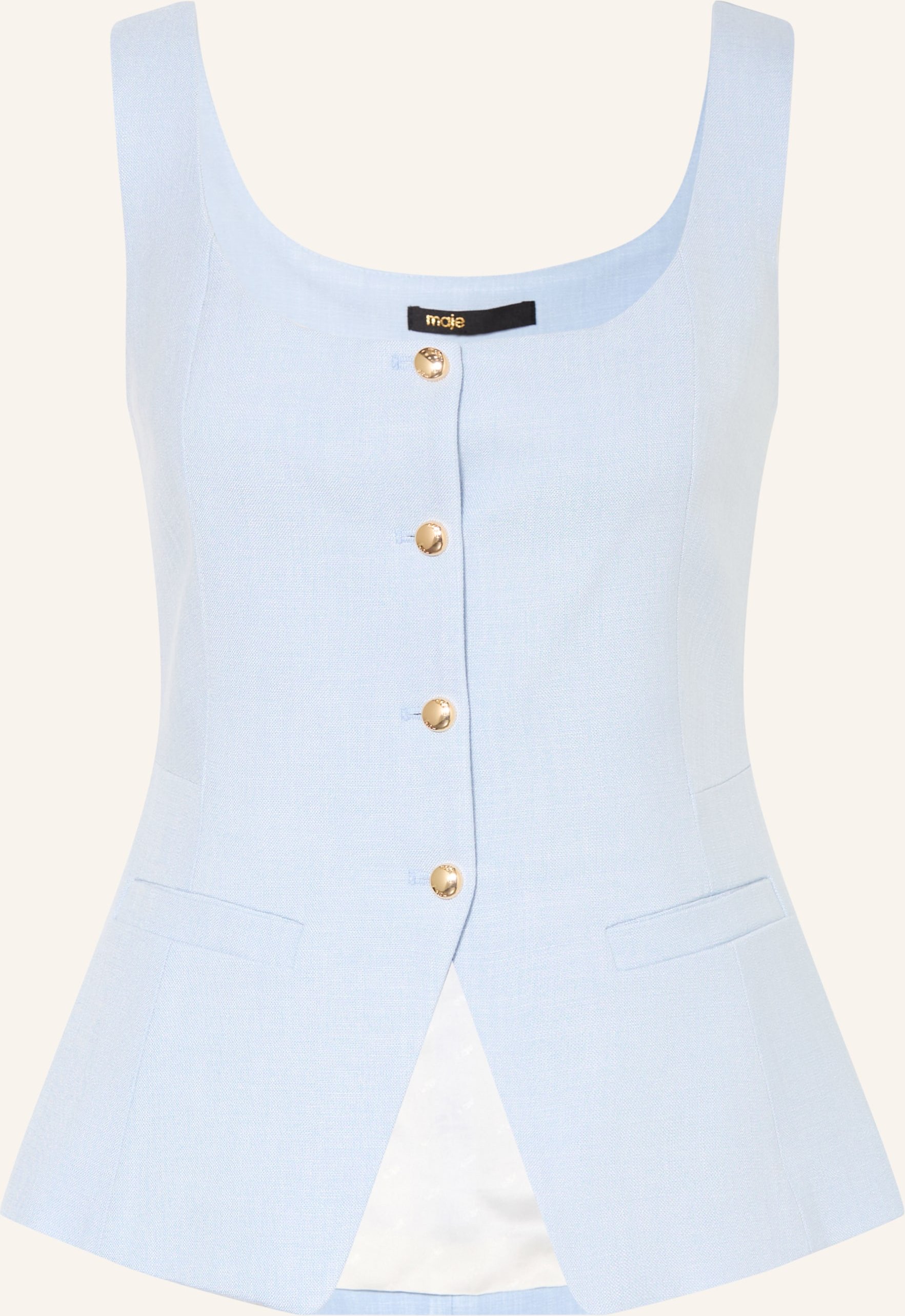 Maje Blazerweste blau