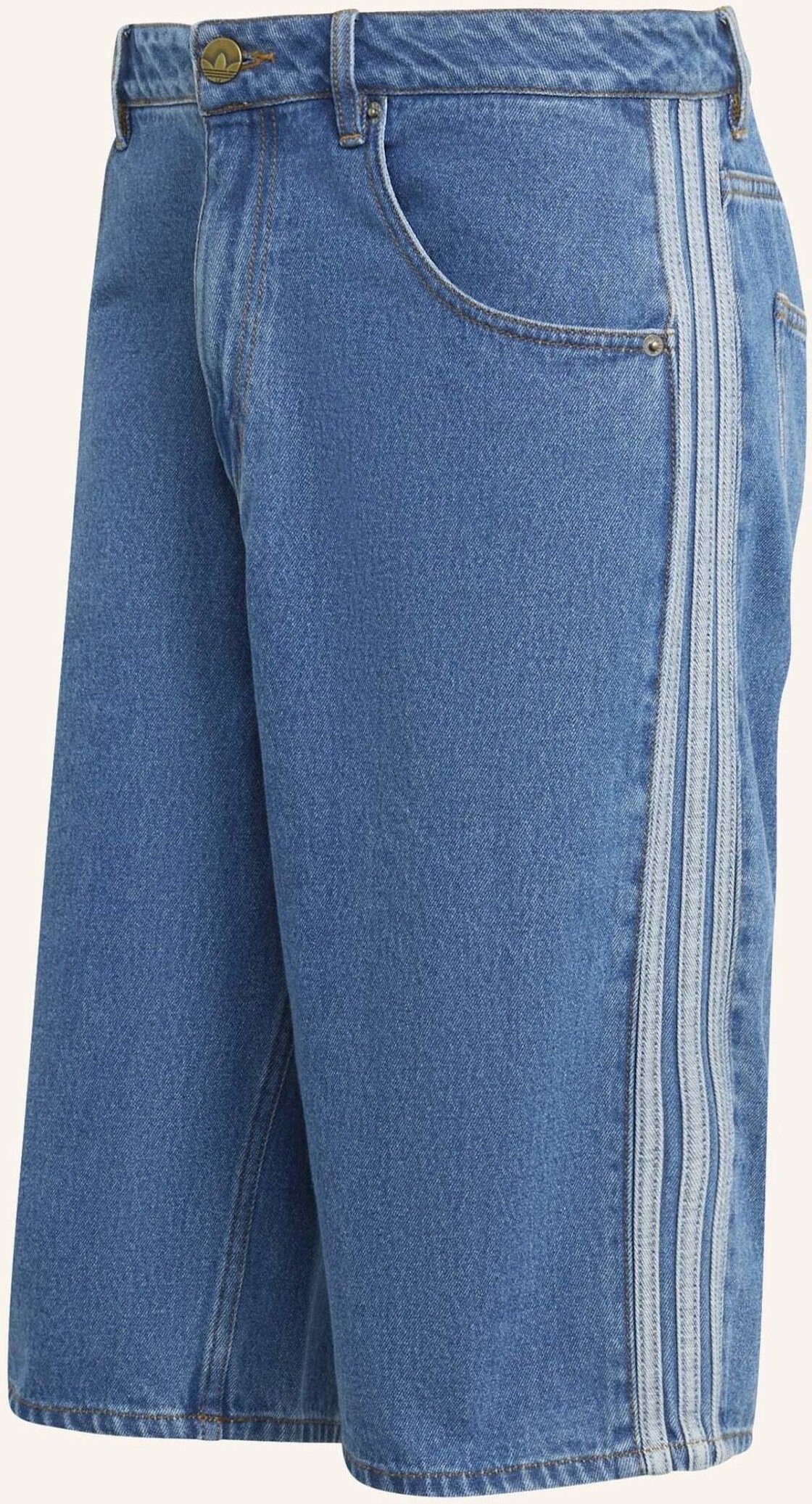 Adidas Originals Jeansshorts Firebird Adicolor Mit Galonstreifen blau