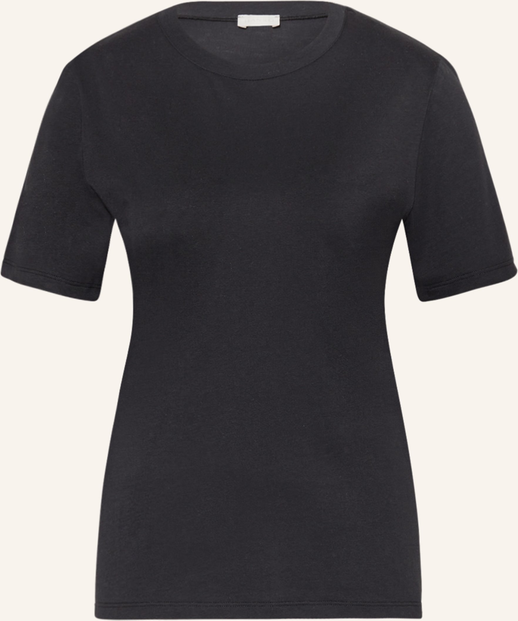 Hanro Lounge-Shirt Natural Shirt schwarz