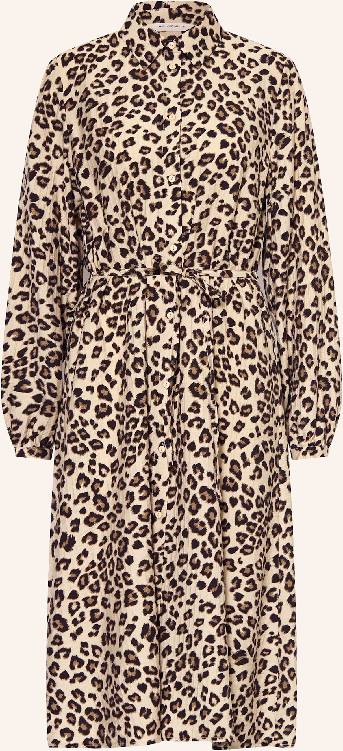 Msch Copenhagen Hemdblusenkleid Mschkalani Mit Rüschen braun
