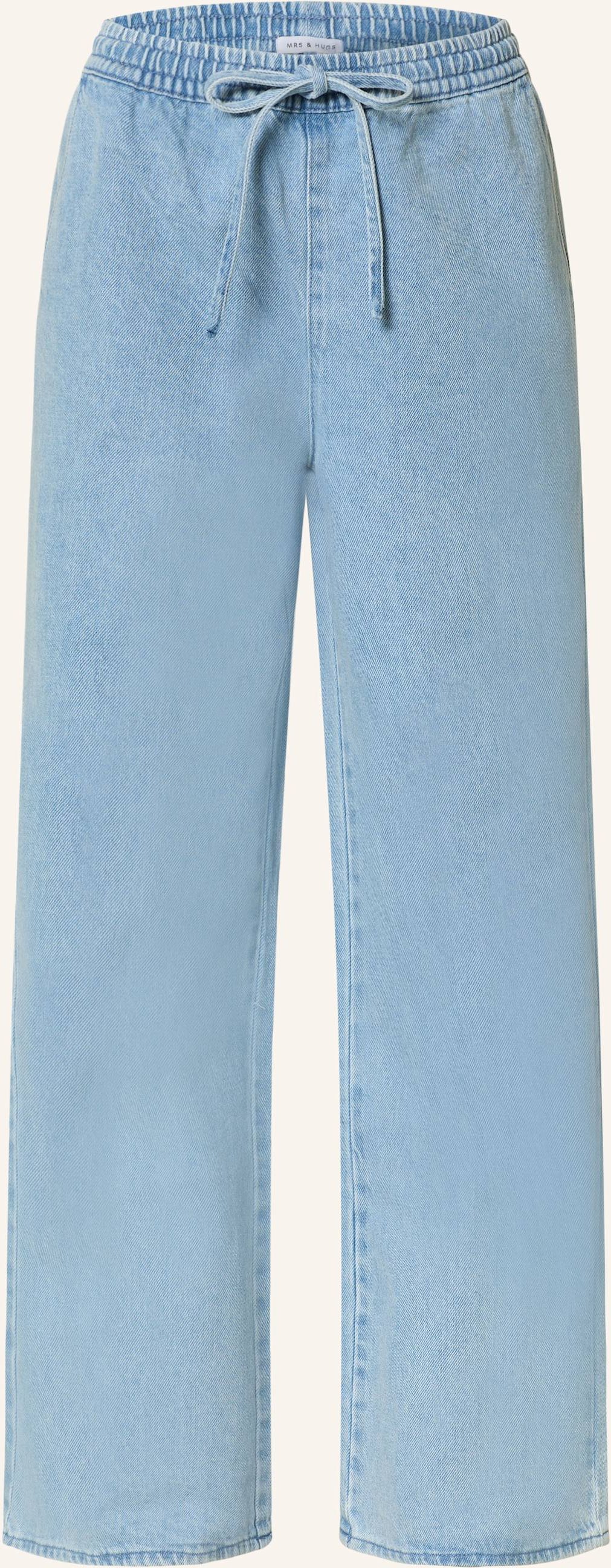 Mrs & Hugs Jeans blau