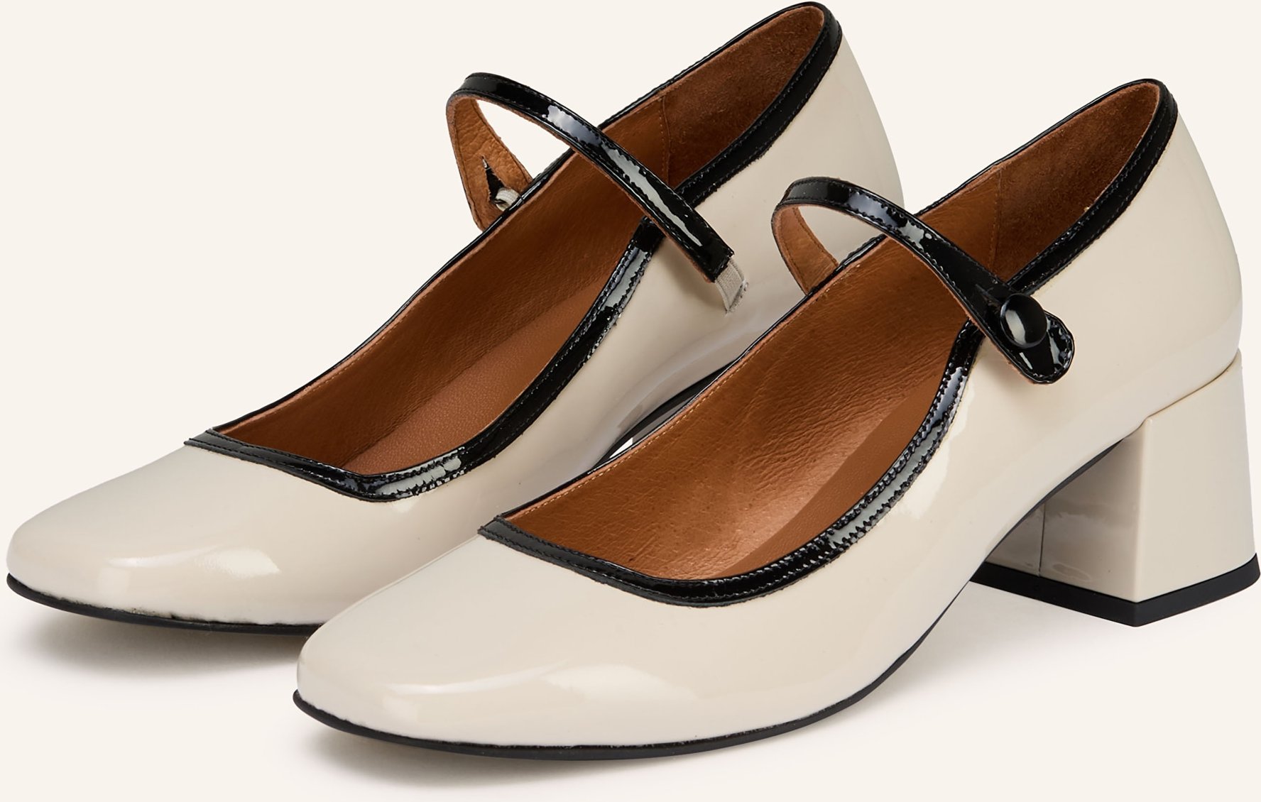 Jonak Mary-Jane-Pumps Donzai weiss