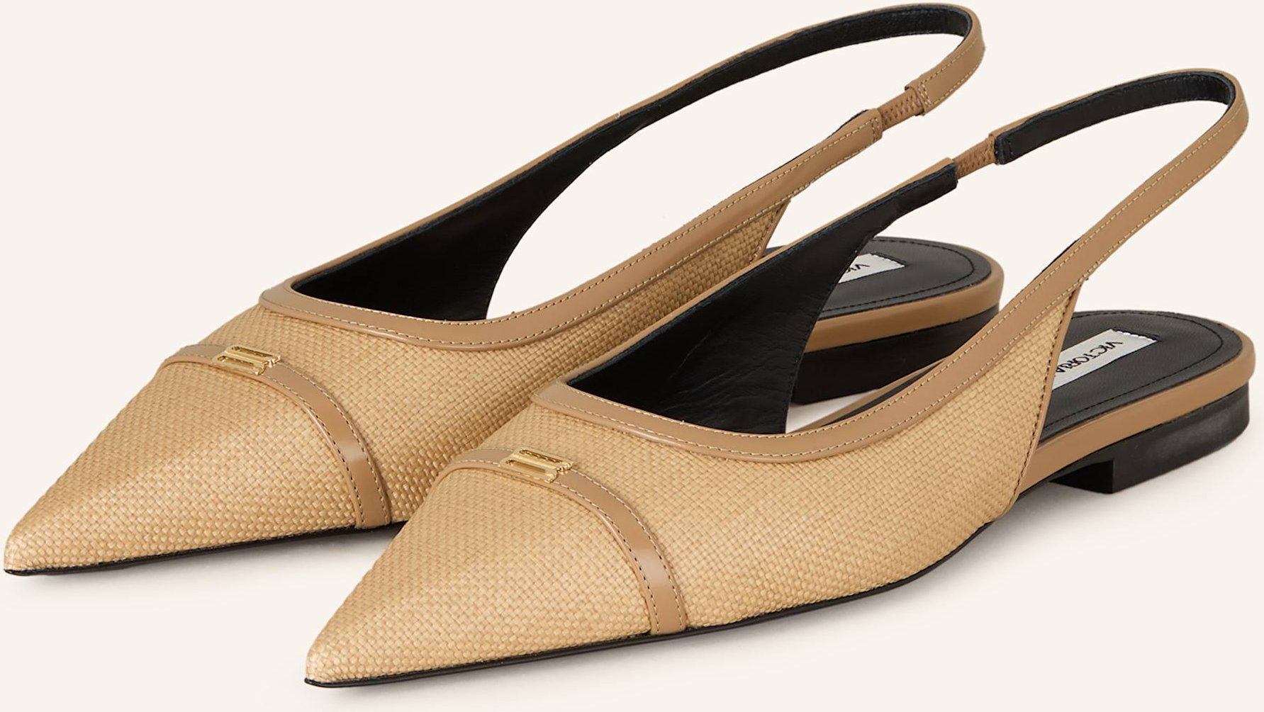 Victoria Beckham Slingballerinas beige