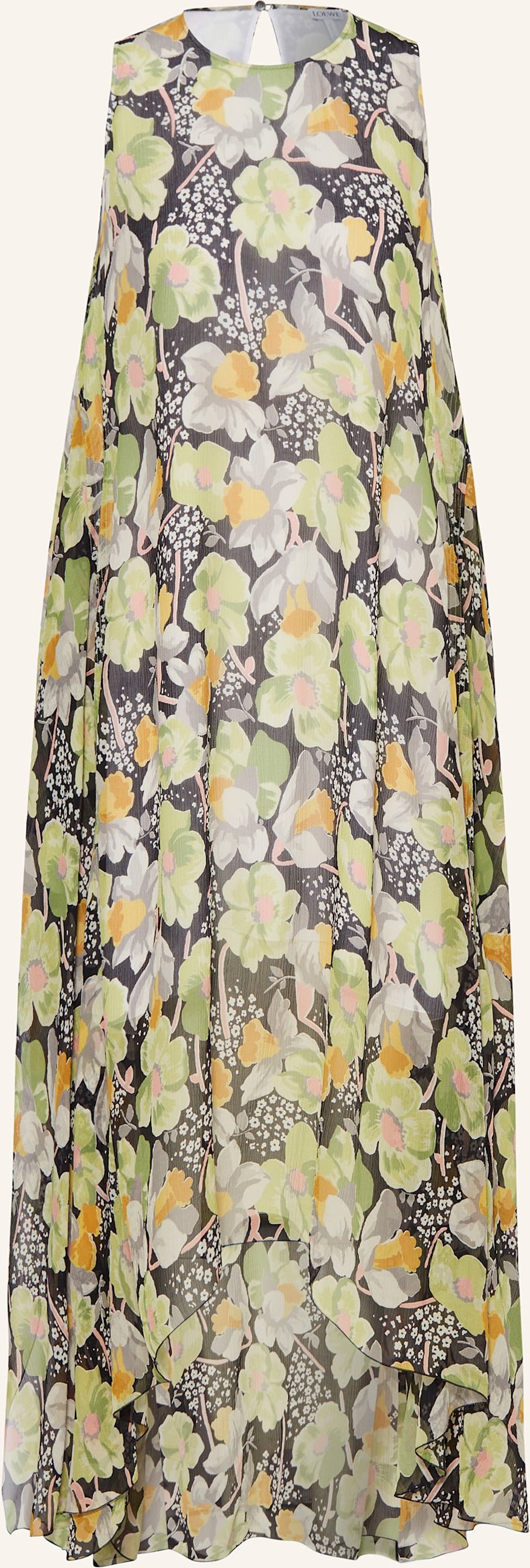 Loewe Kleid Aus Seide gruen