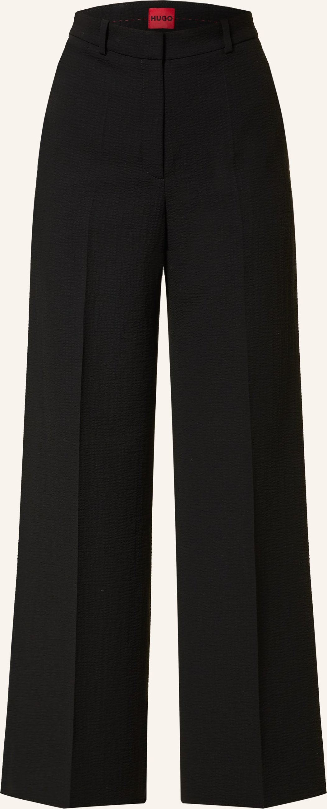 Hugo Marlenehose Hasmina Aus Musselin schwarz