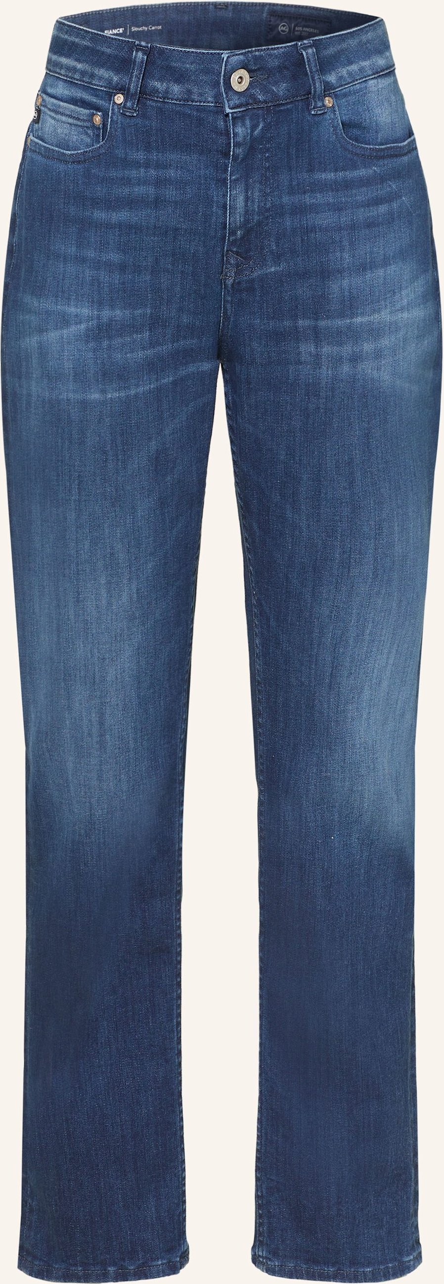 Ag Jeans Mom Jeans Fiance blau