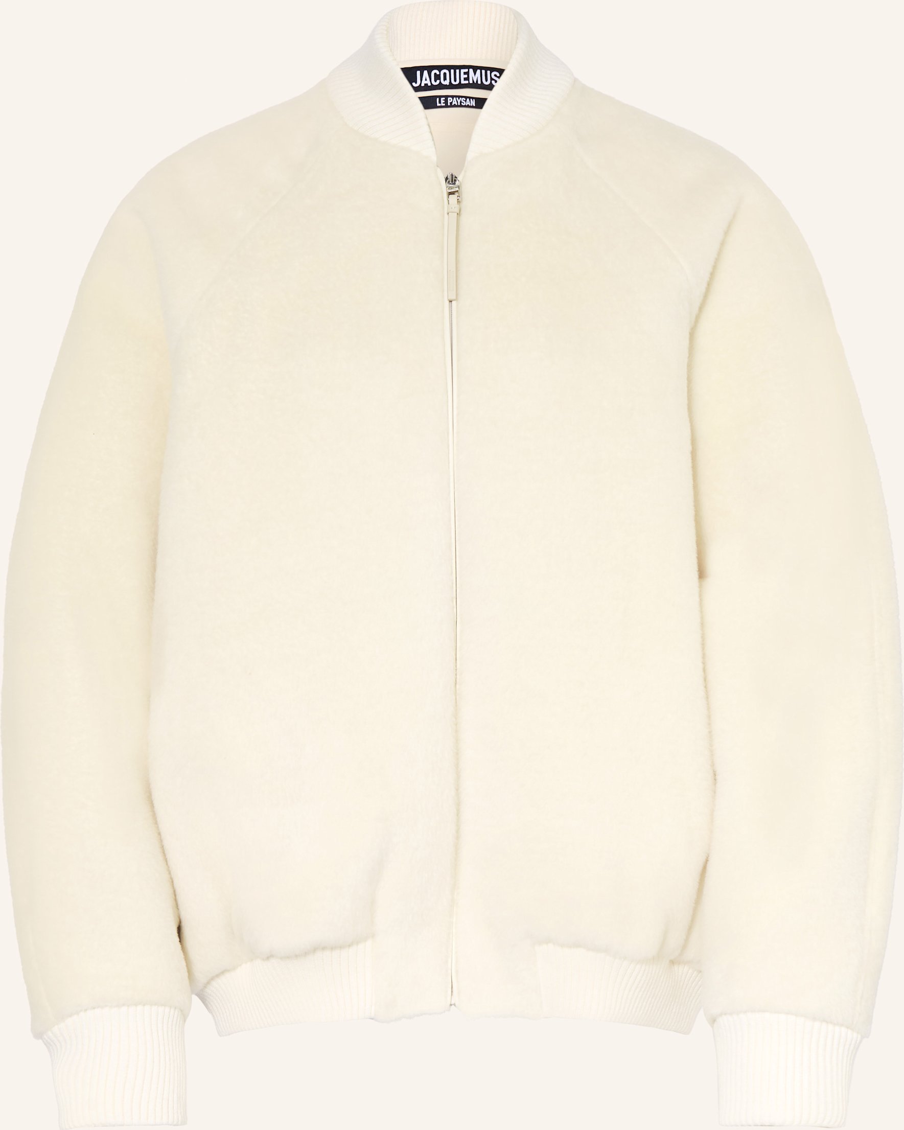 Thumbnail - Jacquemus Alpaka-Blouson Le Blouson Pilu weiss