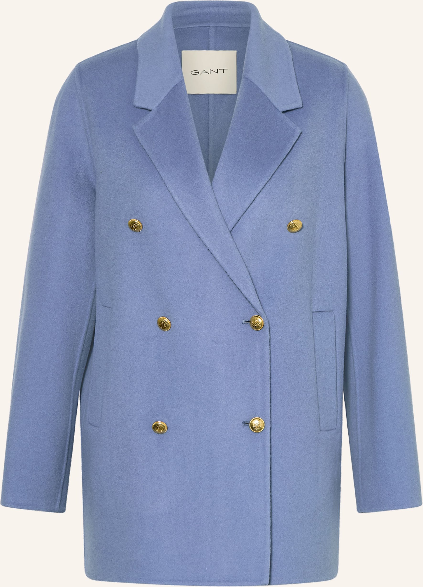 Gant Wollmantel blau