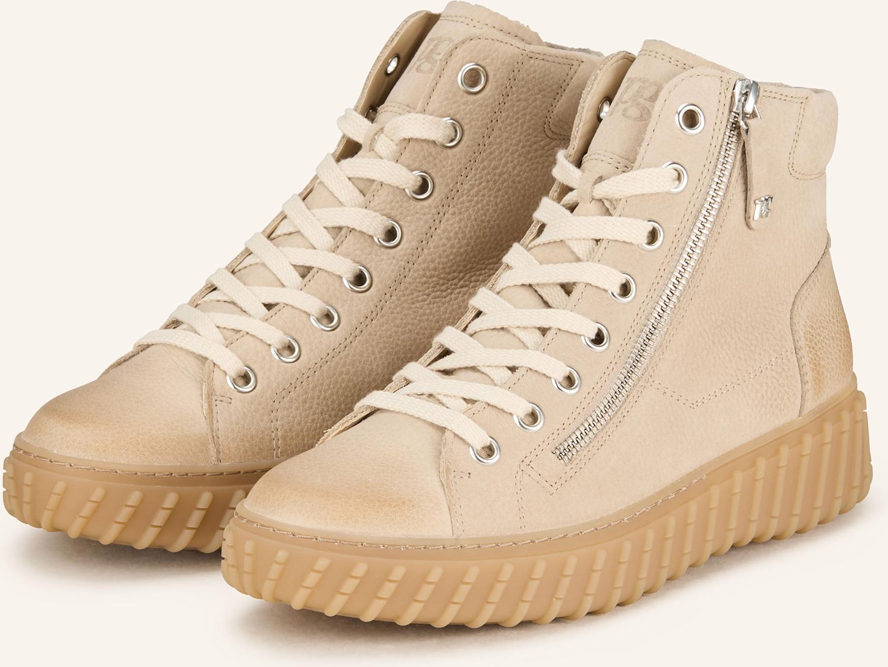 Paul Green Hightop-Sneaker beige