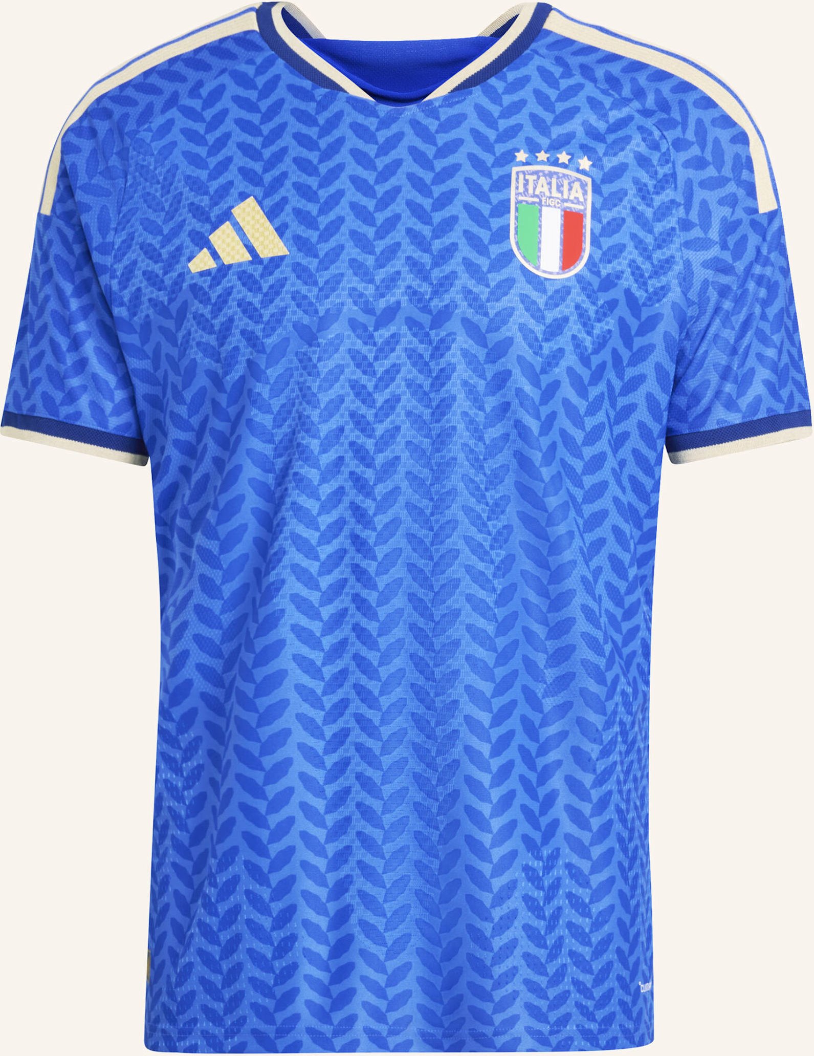 Adidas Italien 26 Authentic Heimtrikot blau