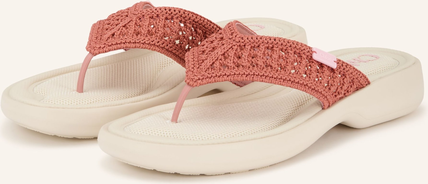 Chloé Zehentrenner rosa