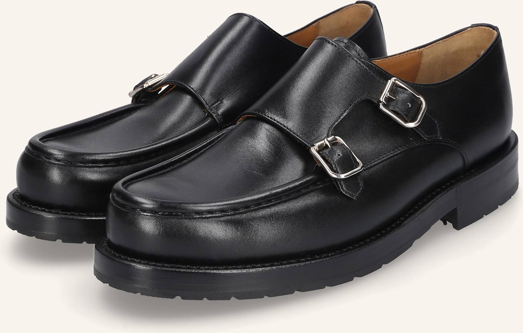 Heinrich Dinkelacker Schnallenschuh Rio Norweger Bc schwarz