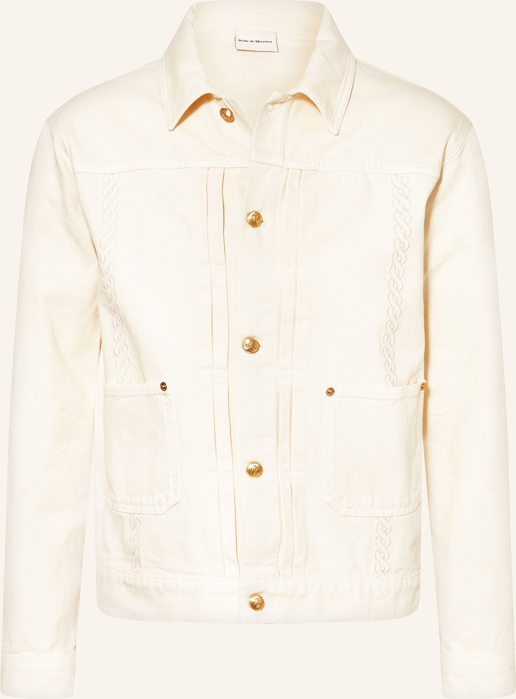 Drôle De Monsieur Jeansjacke weiss